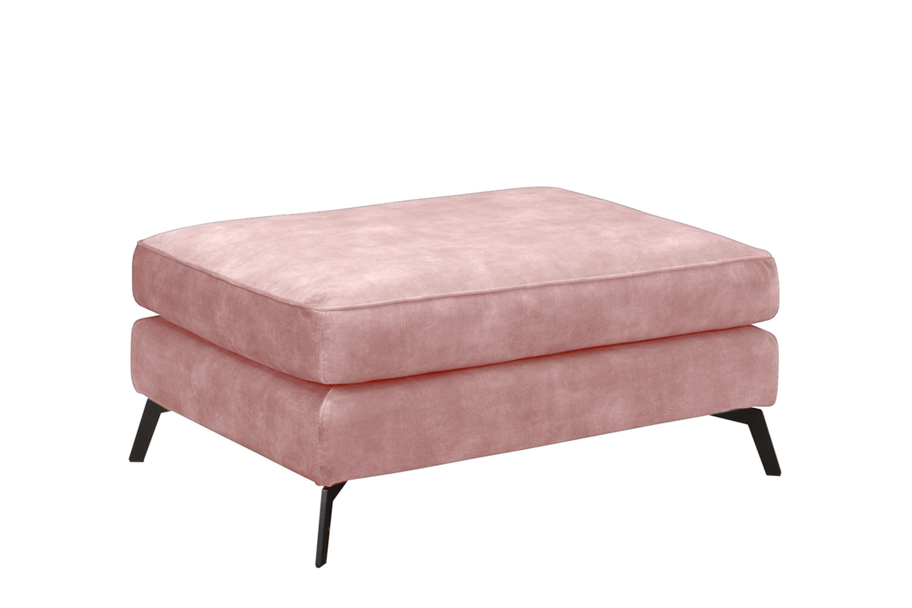 rosa Beschichtung rosa Loft-Stil, Design, Ecksofa zeitloses NORIS links/rechts, Beine, hohe Ecksofa hydrophobe | Konsimo