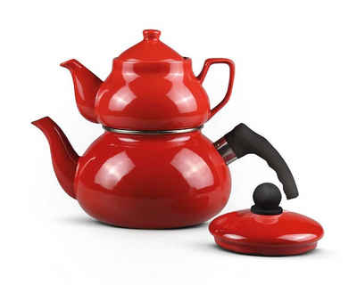 cofi1453 Teekanne Teekessel 0,9 Liter und Wasserkessel 2,5 Liter für alle Herdarten