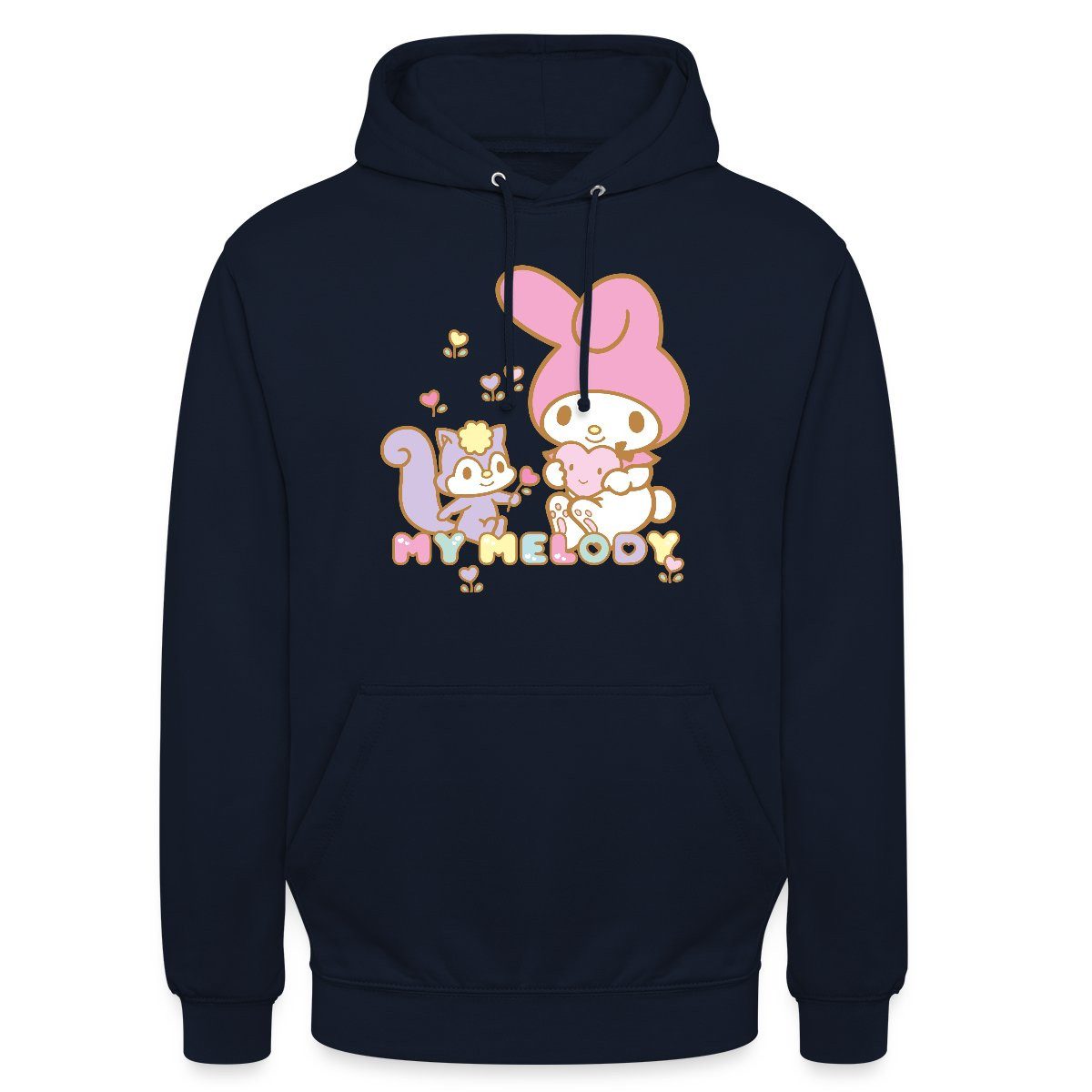 Hoodie My Melody Pflückt Mit Risu Herzblümchen Unisex Hoodie