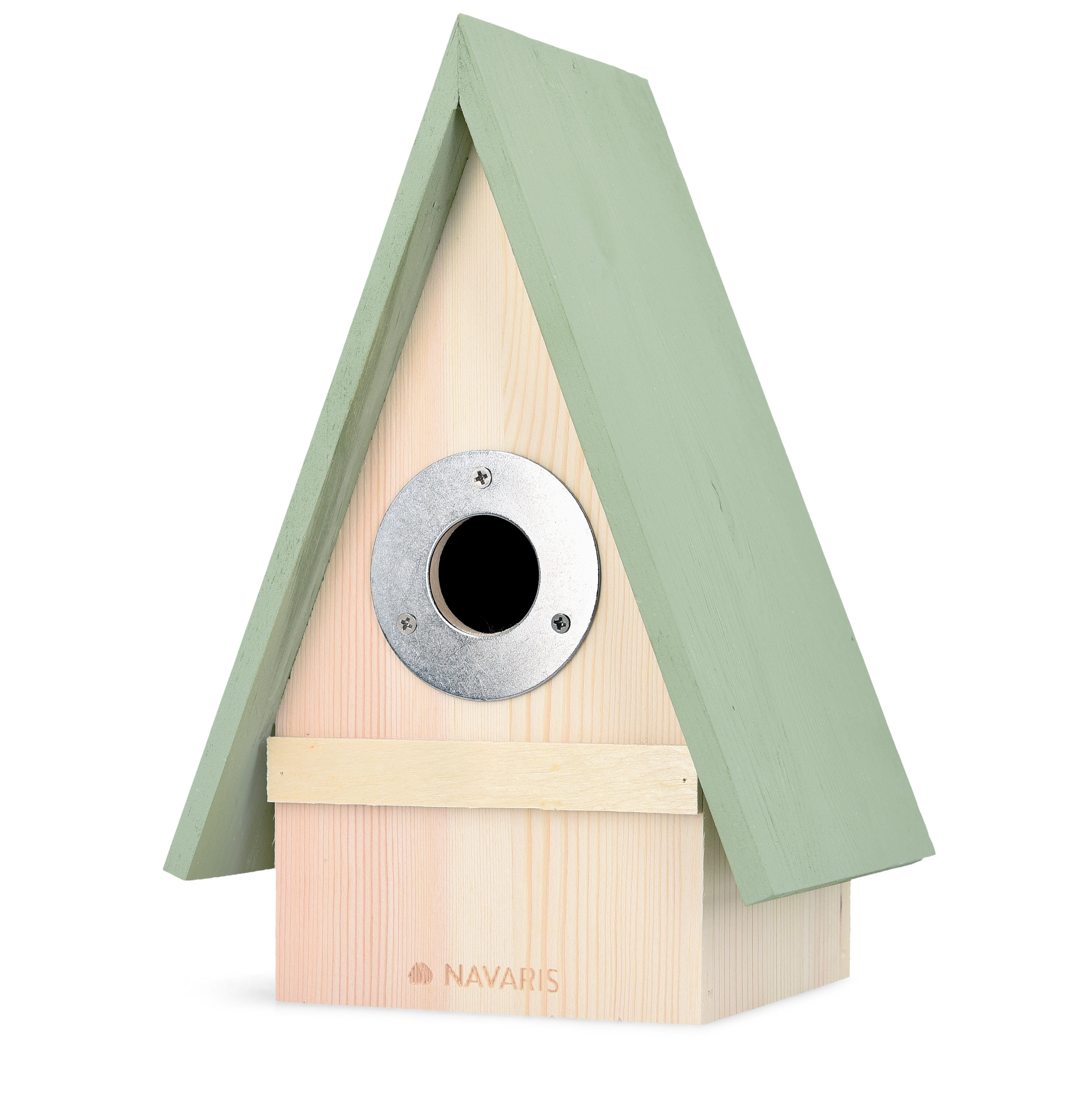 Futterautomat Holz Nistkasten - Singvögel, Meise, Star - Vogelhäuschen