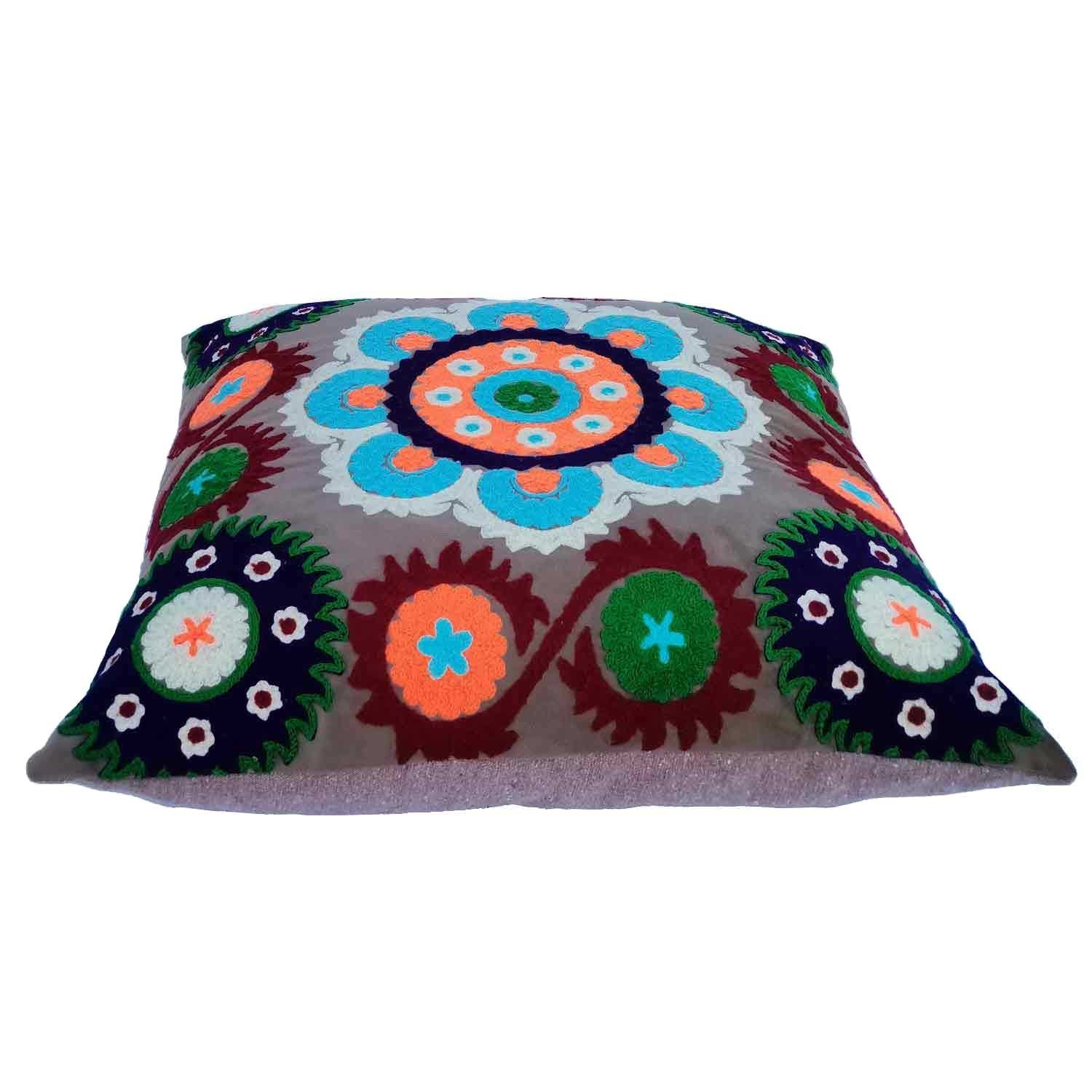 Casa Moro Dekokissen Mandala Kissen Dana 40x40 cm mit Füllung quadratisch, Boho Kissen Sofakissen Deko-Kissen Couchkissen MD002