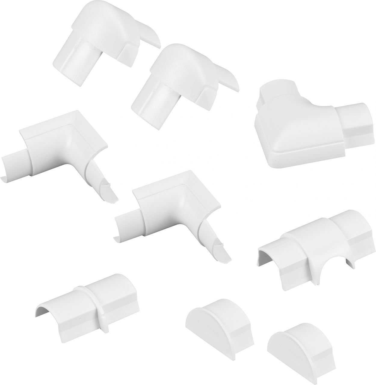 D-Line Design Kabelkanal D-Line Design Kabelkanal Zubehör-Set 30x15mm weiß