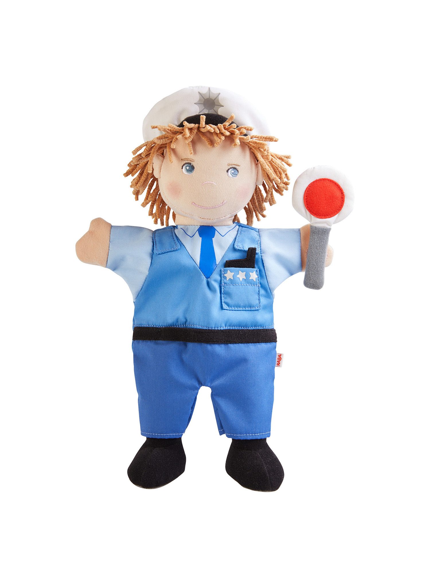 Haba Handpuppe Polizei, 27 cm, unisex neutral