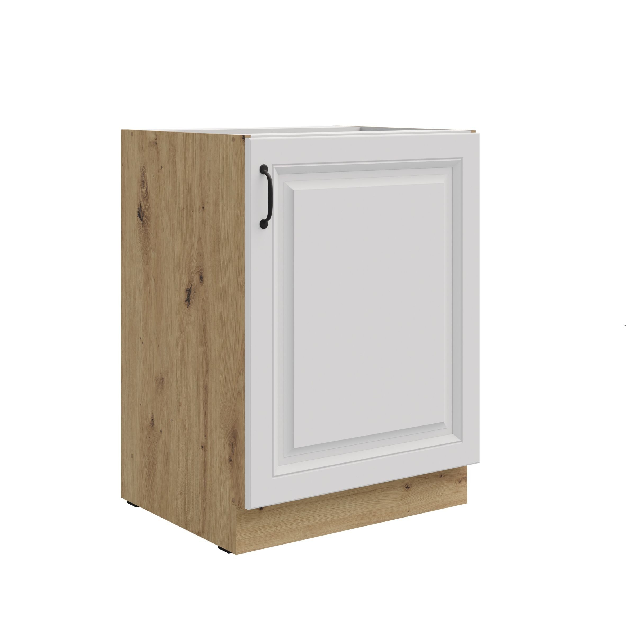 Küchen-Preisbombe Unterschrank 60 cm Küche Stilo Weiß Eiche Artisan Küchenzeile Küchenblock Landhaus