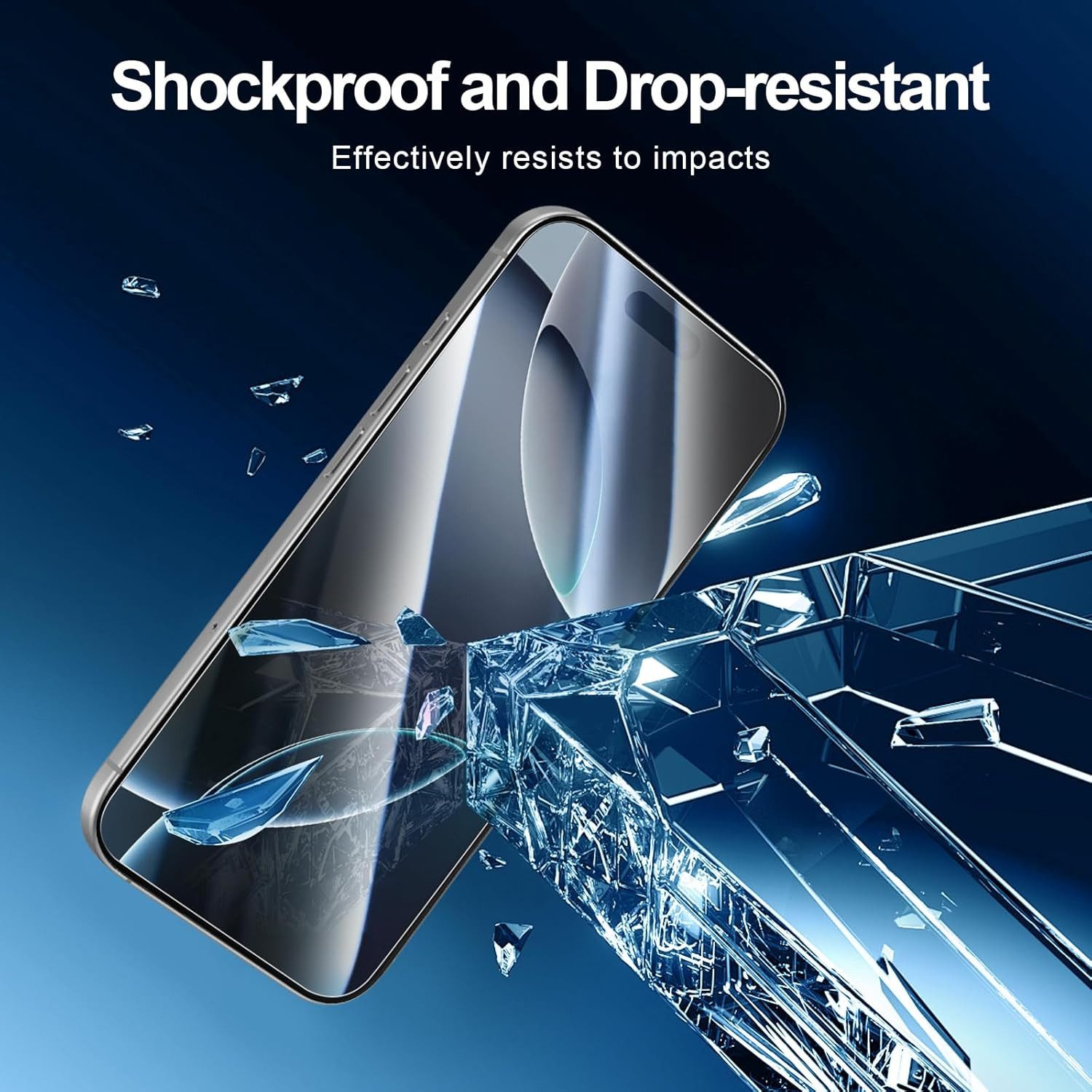 Baker Schutzfolie 3 Stück Panzerglas für iPhone 16/ 16 Plus/16 Pro/ 16 Pro Max, (3 Pack), Schutzglas, 9H Härte, HD Displayschutzfolie, 0.33mm Ultra-klar