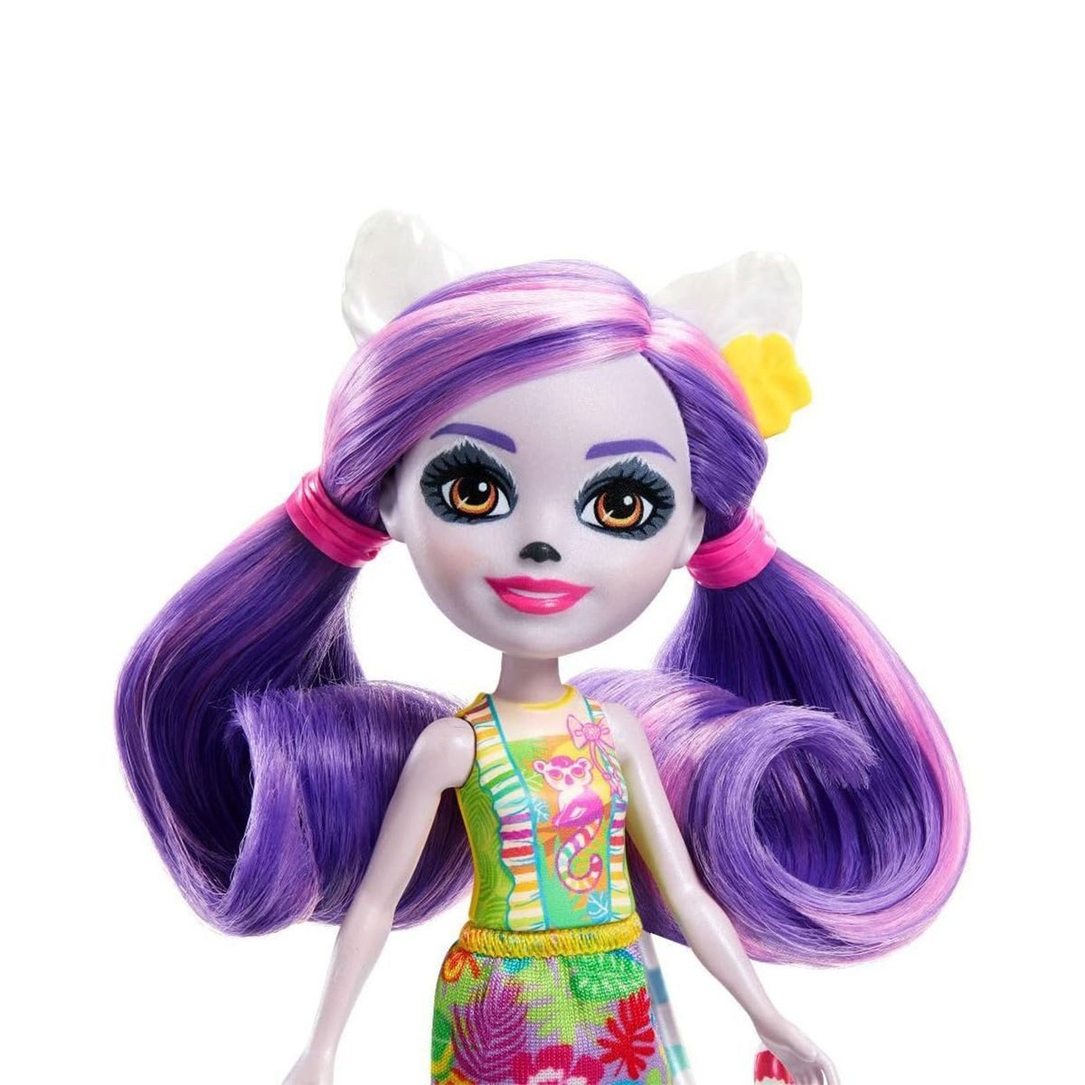 Mattel® Stehpuppe Mattel HRX86 - Enchantimals - Sunshine Beach - Lorinda Lemur Familie