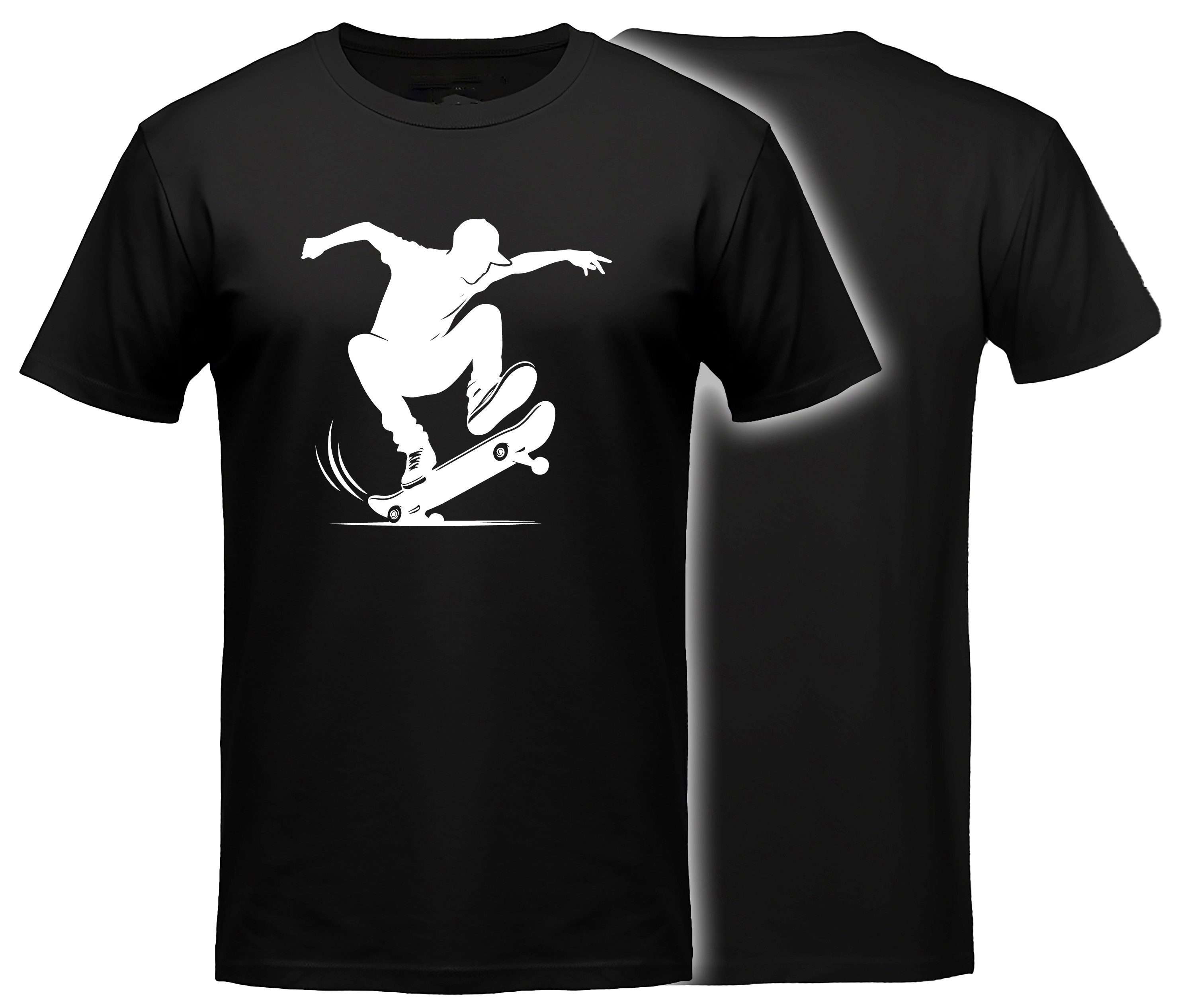 T-Shirt Skater print shirt