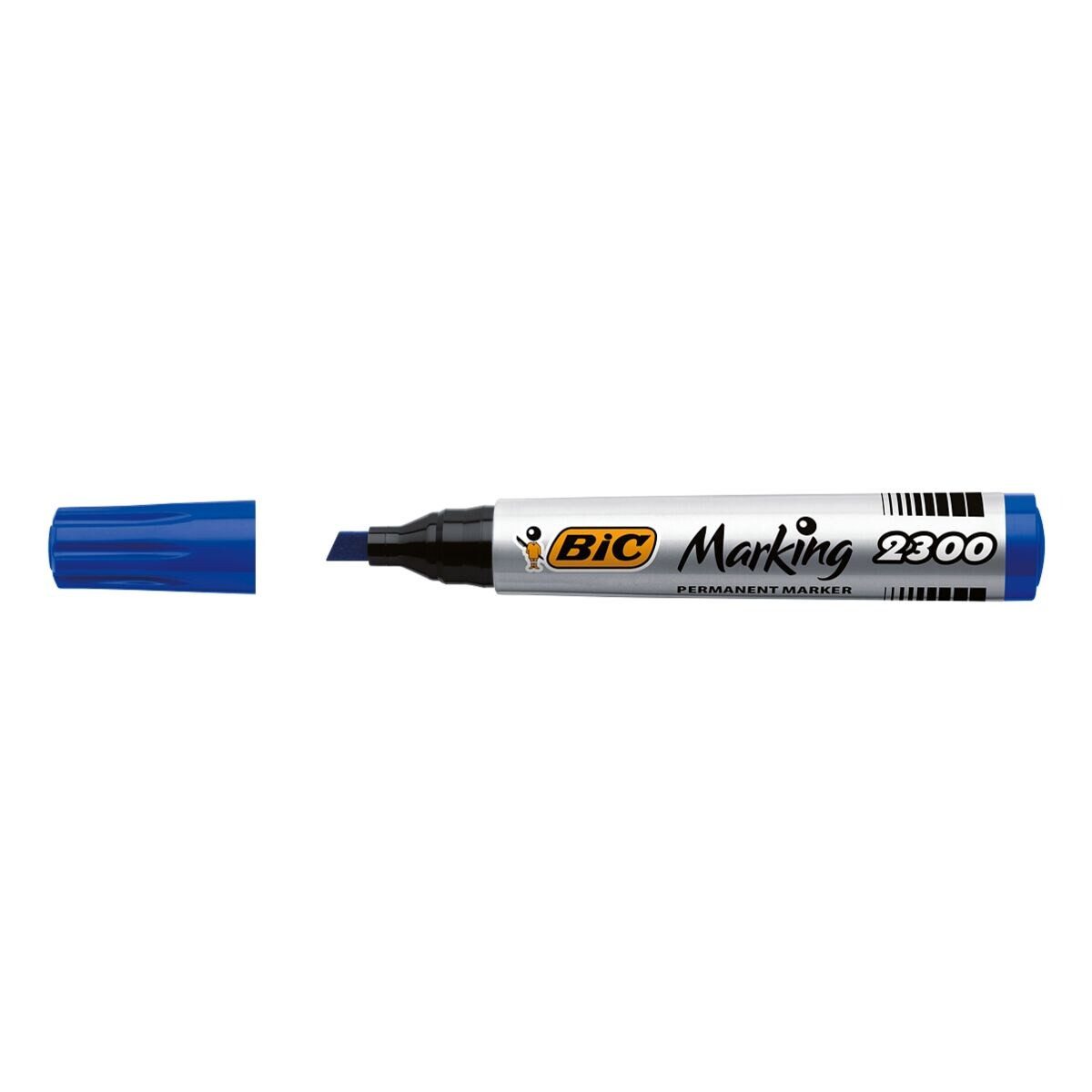 BIC Permanentmarker Marking 2300, mit Austrocknungsschutz (ISO 554): mind. 3 Wochen offenlagerfähig