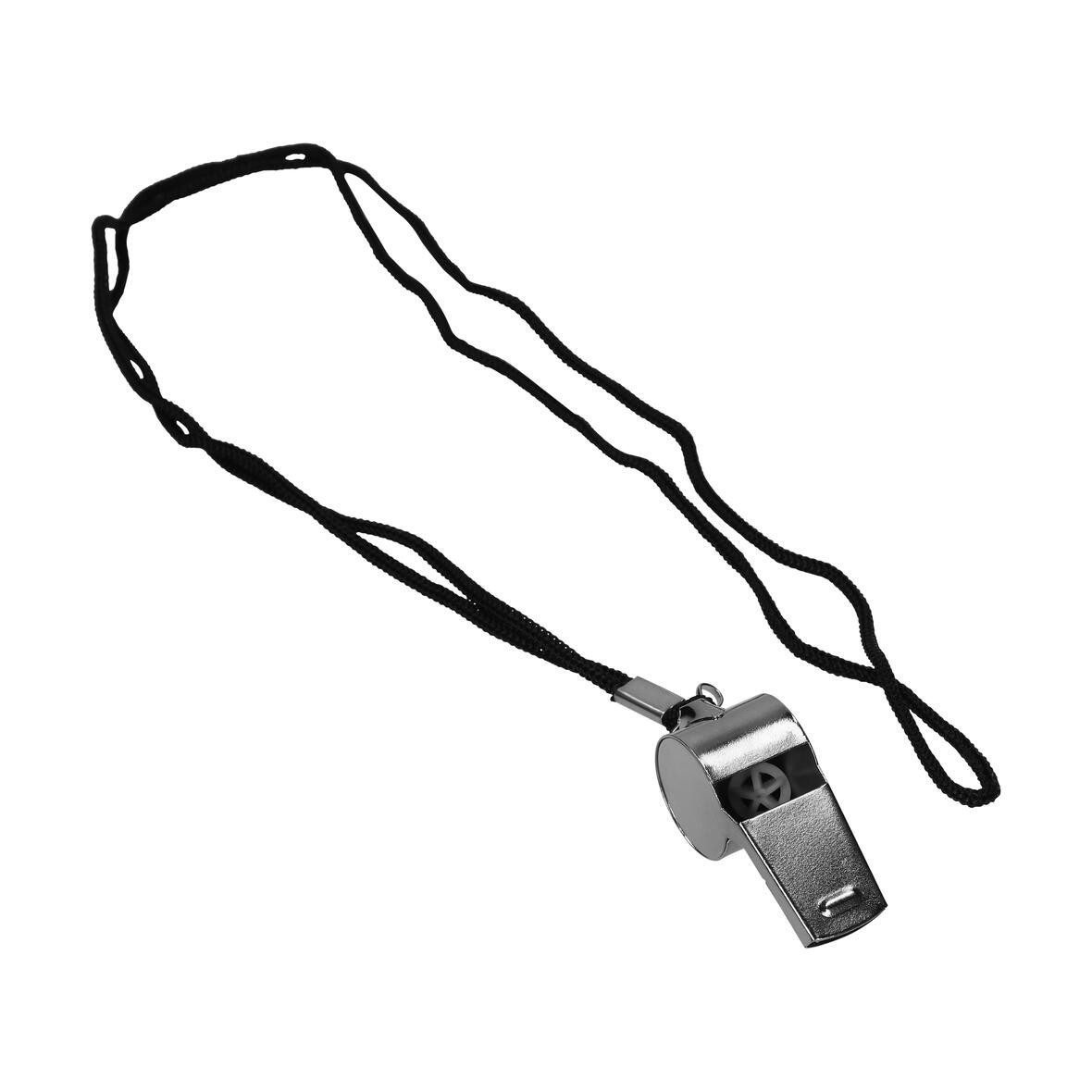 elasto Signalpfeife Trillerpfeife "Schiri" silber/schwarz