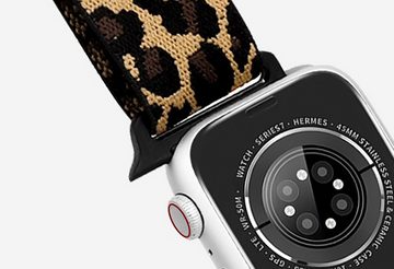 Mrichbez Uhrenarmband Elastisches Nylon Loop Armband Kompatibel mit Apple Watch, Stoff Geflochtenes Sport Band for Damen Herren