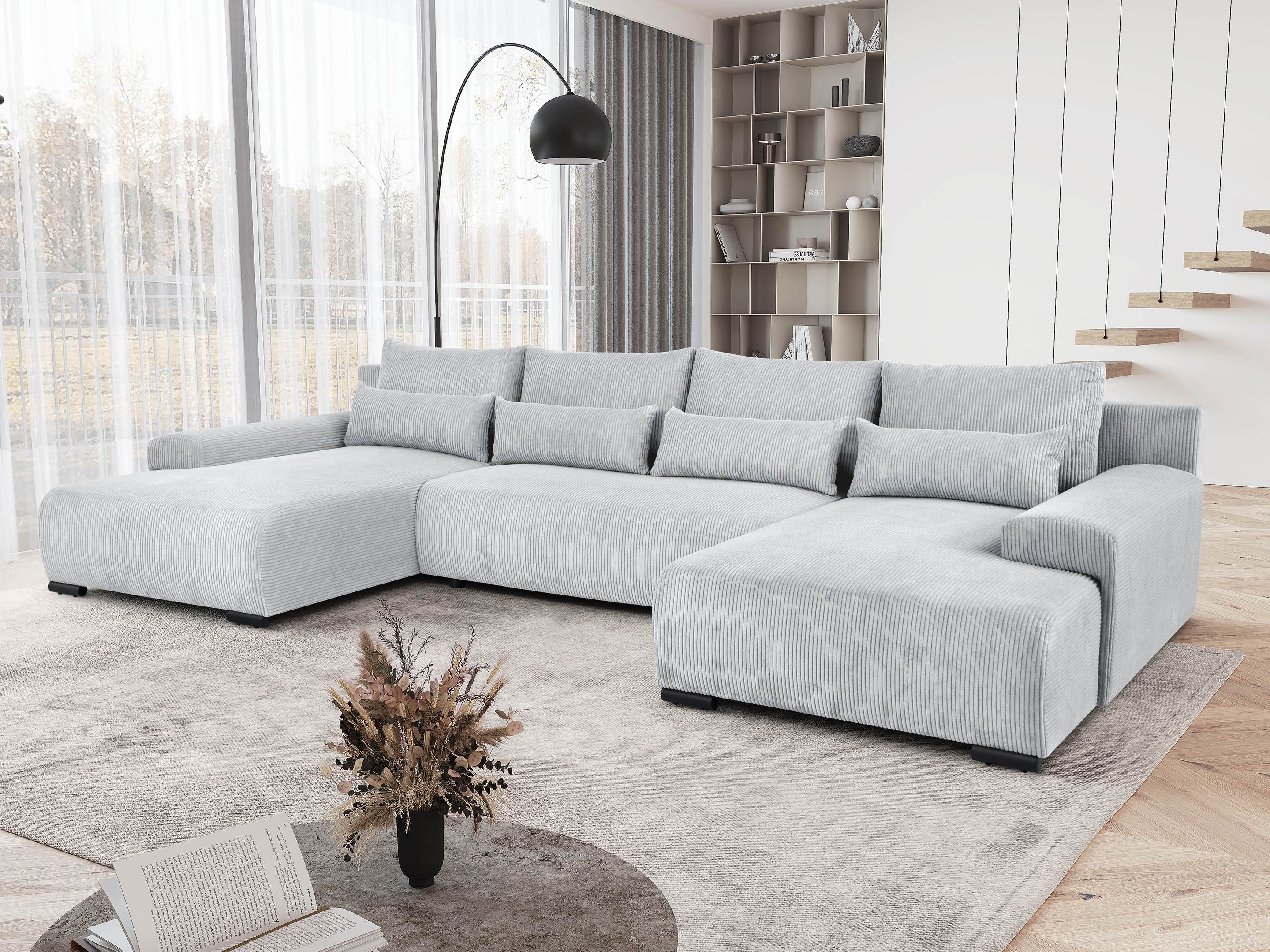 Beautysofa Ecksofa BENNY U, mit Schlaffunktion, günstig online kaufen