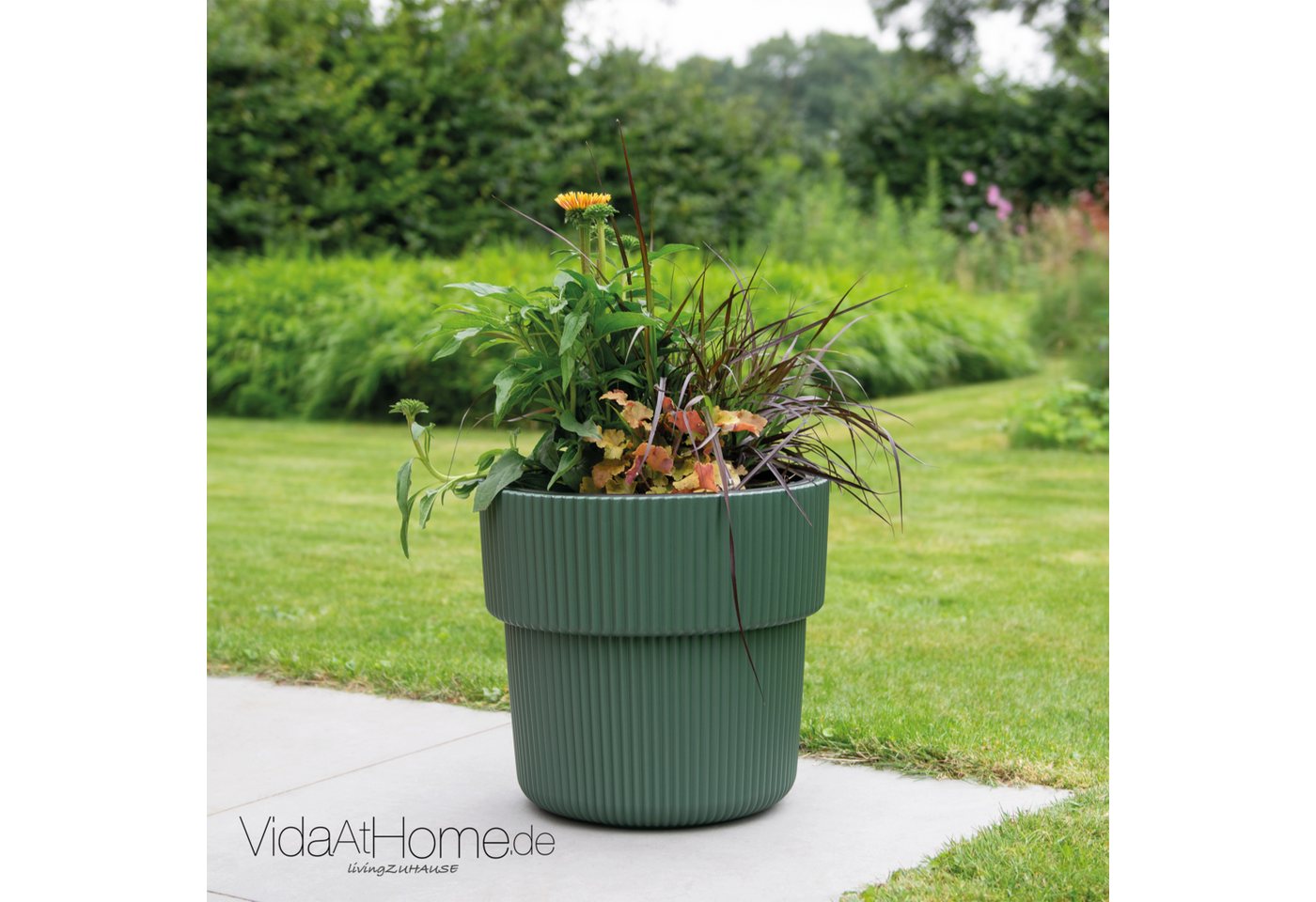 Thumbnail - VidaAtHome.de Blumentopf Design-Pflanzgefäße-Set VYLU 40 & BRYA 30 (Spar-Set, 1x Pflanzgefäß VYLU 40, 1x Pflanzgefäß BRY...