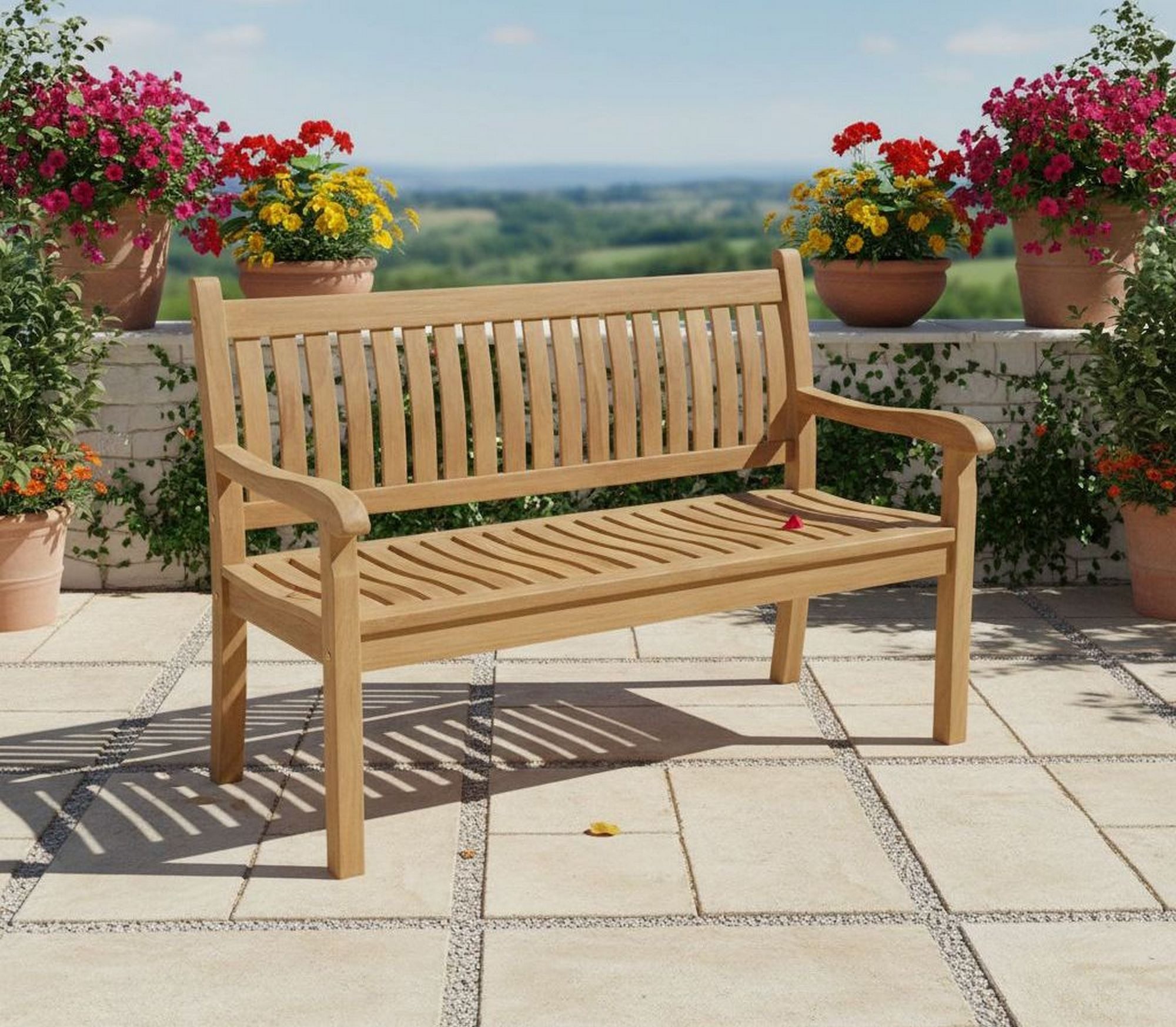 Lesli Living Gartenbank Lesli Living Landhausbank Hastings 180 cm Teak