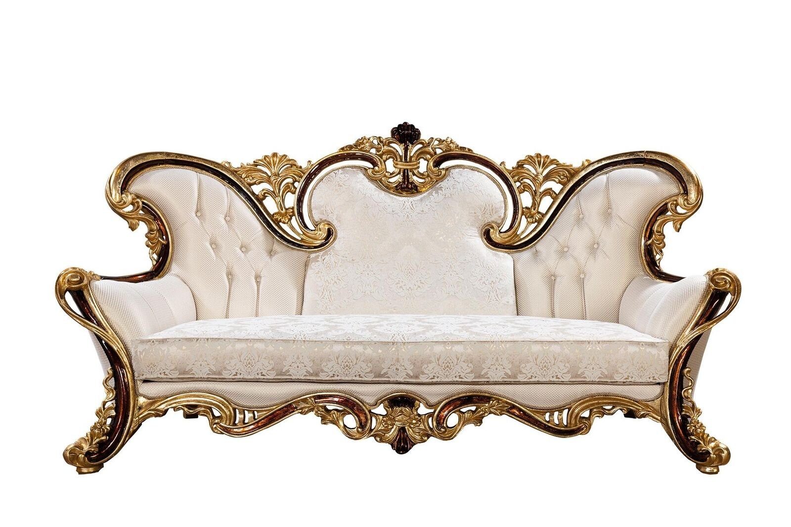 Möbel Polster Europe 1 JVmoebel Dreisitzer Teile, Sofas Textil, Königliches Made Sofa in Chesterfield-Sofa Couch Couchen