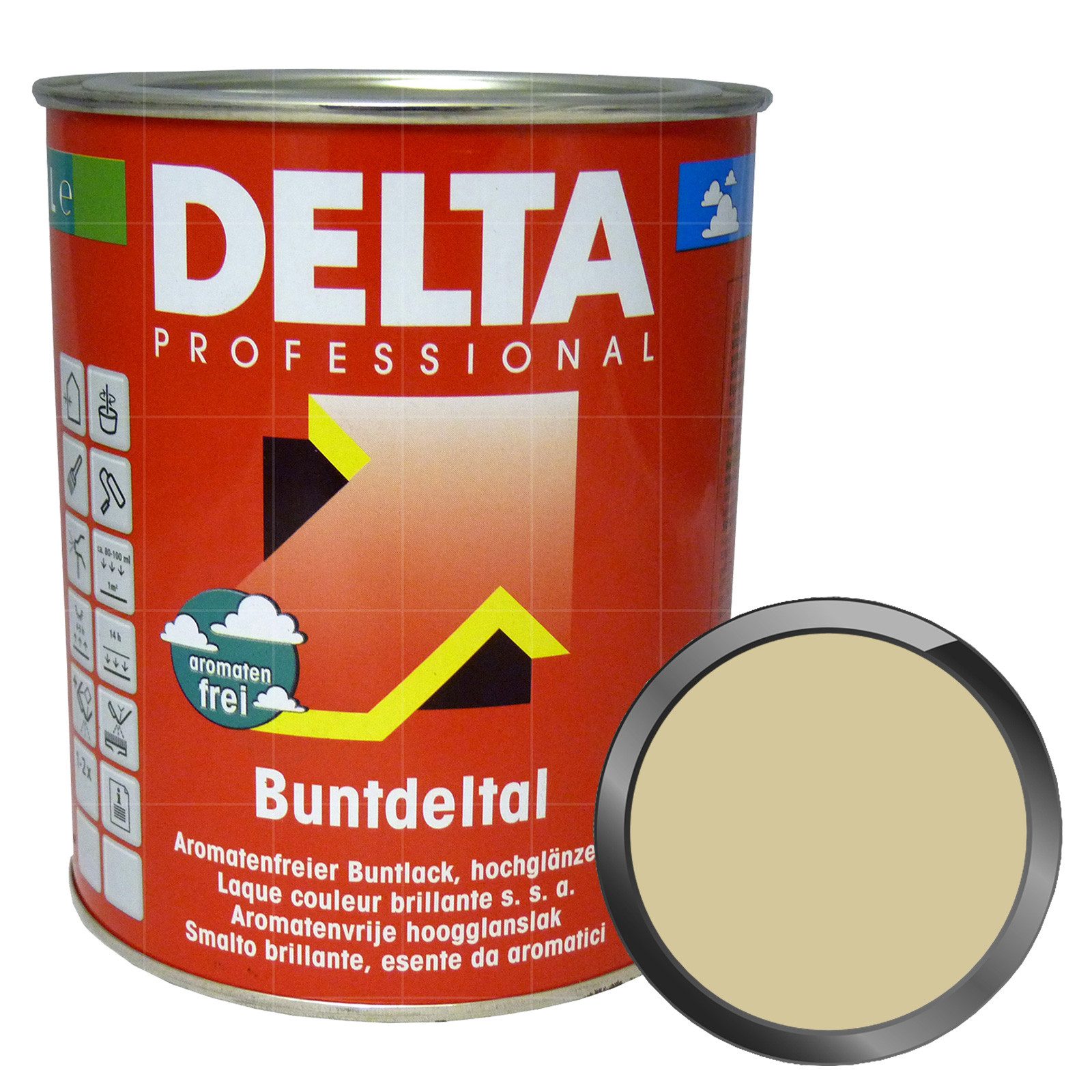 Delta Lack Professional Buntdeltal - 0.375 Ltr