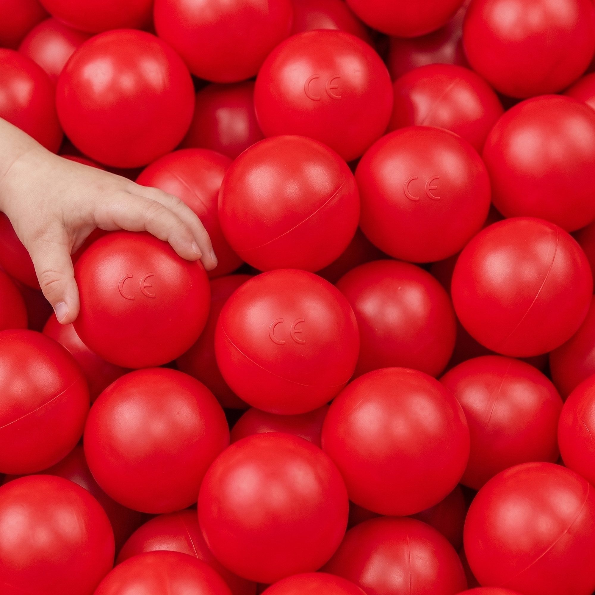 Bällebad-Bälle Baby - 50 Bunte Bälle fürs Bällebad - Geprüfte Spielbälle für Kinder