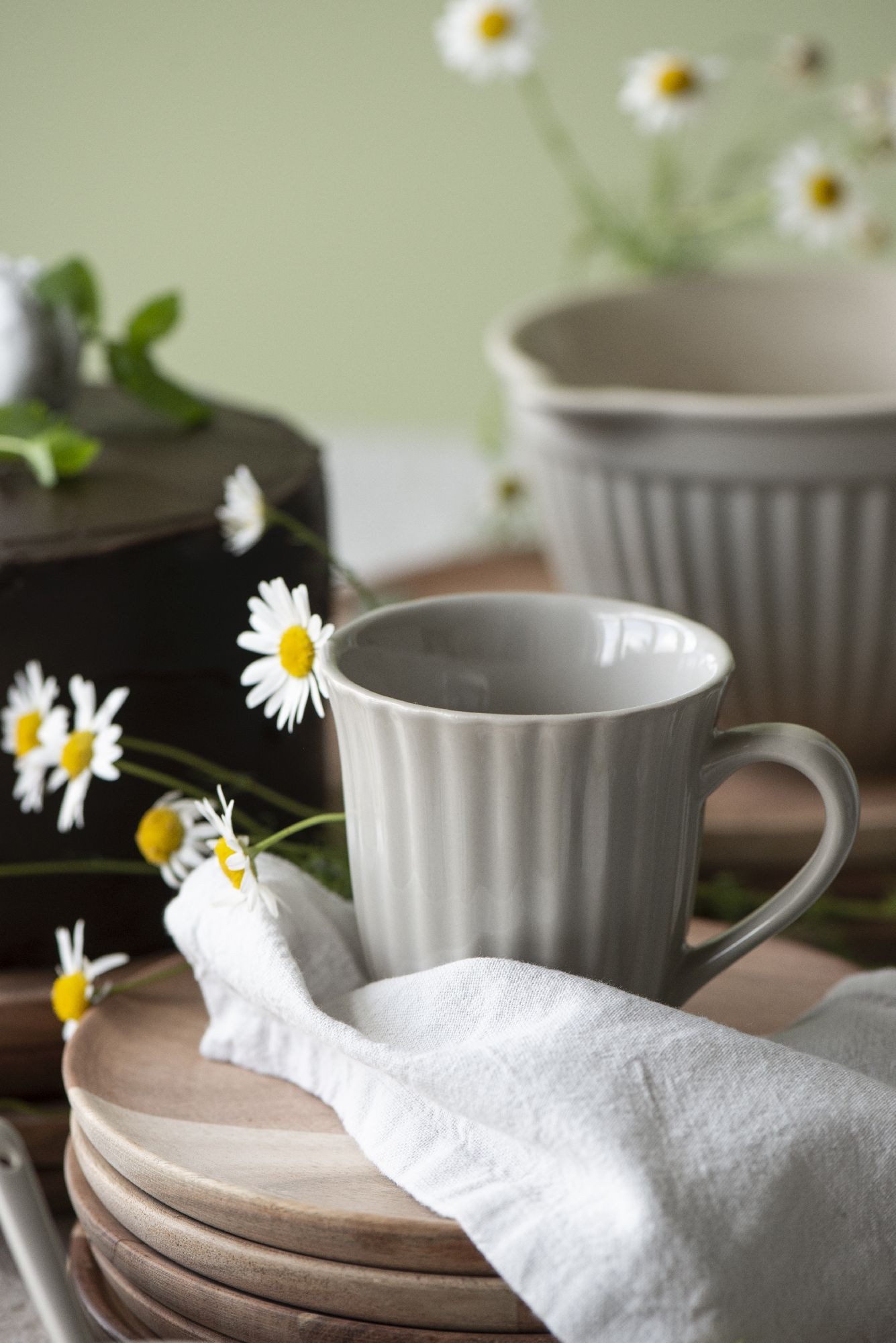 Ib Laursen Tasse Mynte, Steingut, Spülmaschinengeeignet
