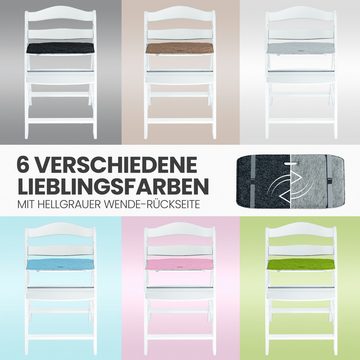 Easy and Green Hochstuhlauflage kompatibel mit Hauck Hochstühlen aus rPET Filz - Made in Germany