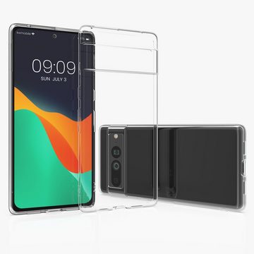 kwmobile Handyhülle Hülle für Google Pixel 7 Pro, Silikon Handyhülle transparent - Handy Case gummiert