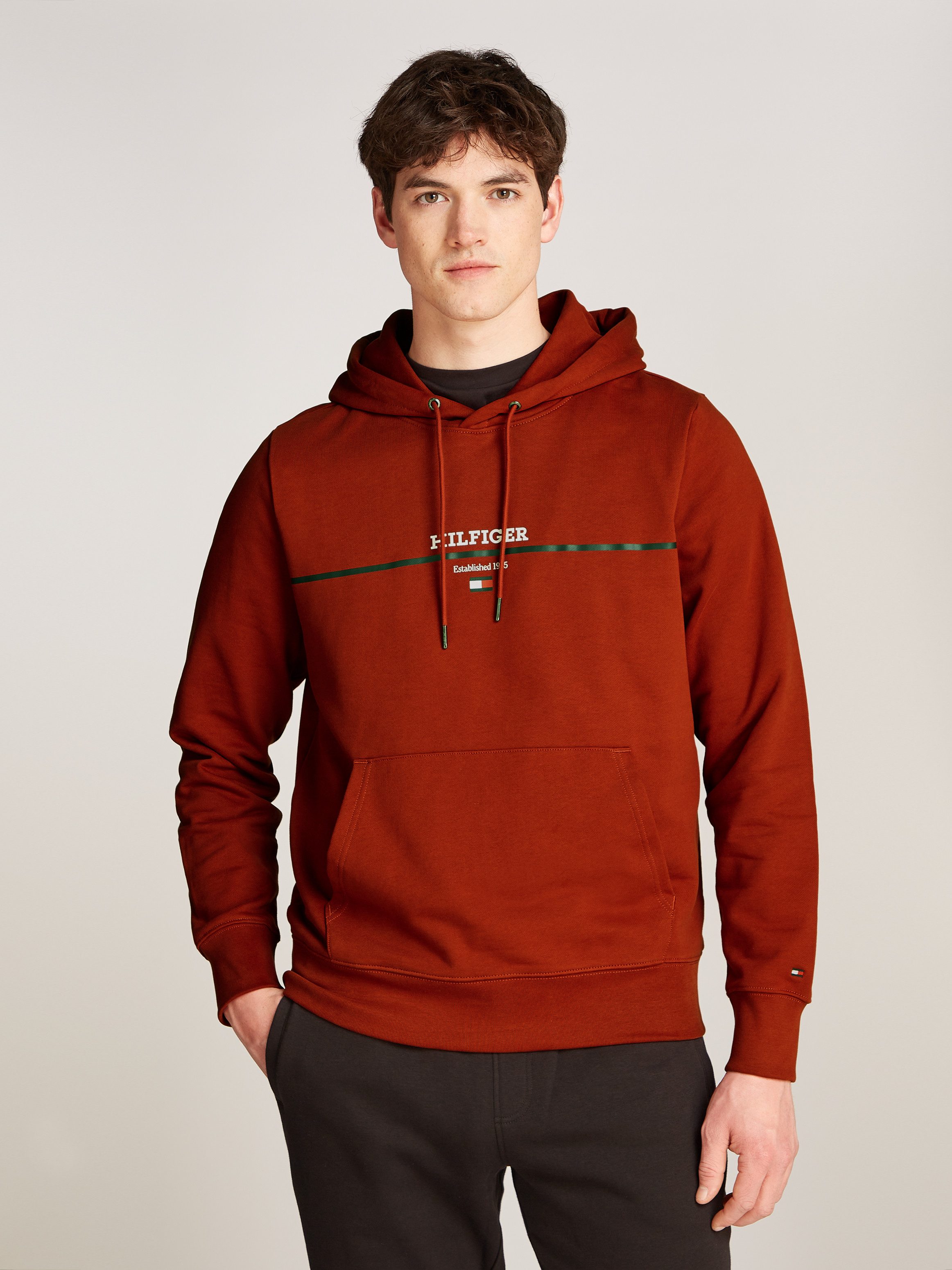 Tommy Hilfiger Hoodie HILFIGER STRIPE TERRY günstig online kaufen