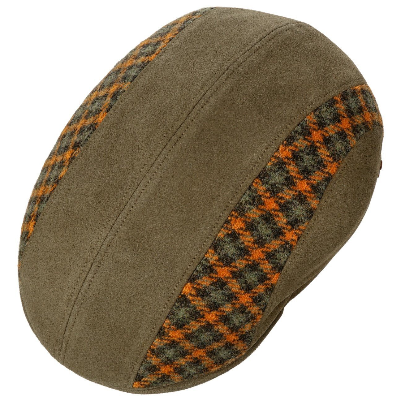 Alfonso D´Este Flat Cap (1-St) Schirmmütze mit Schirm, Made in Italy