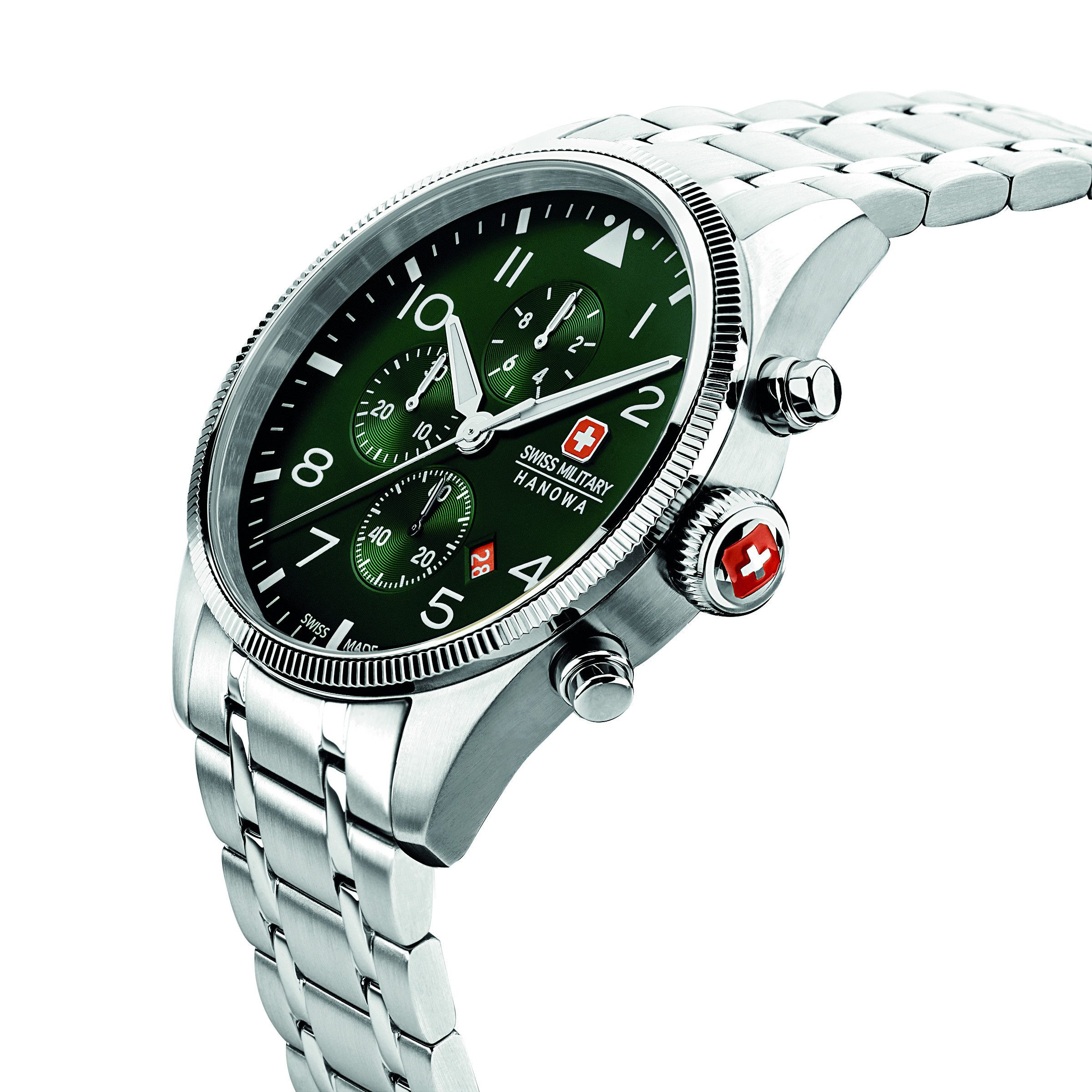 Swiss Military Hanowa Quarzuhr Quarzuhr Herrenuhr 43 Quarz Herren