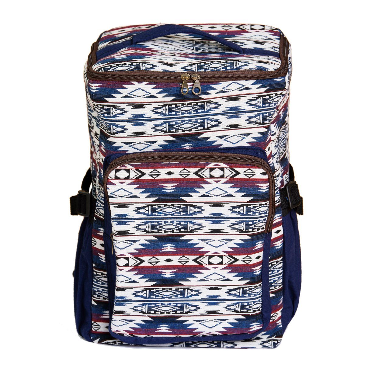 PANASIAM Freizeittasche Rucksack im Webdesign aus fester Baumwolle auch als Sporttasche, Schulrucksack oder kleine Reisetasche tragbar Sportrucksack
