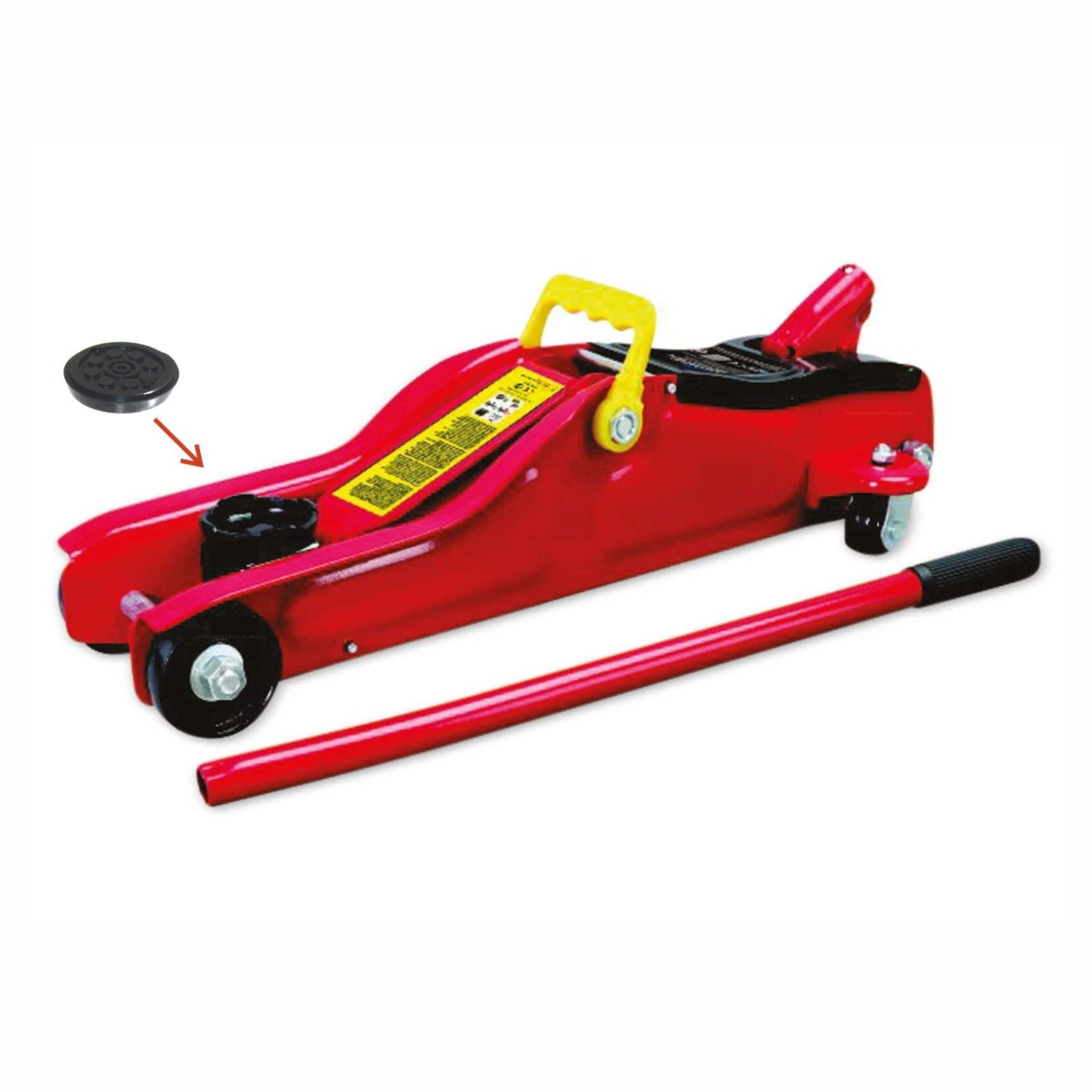 Rangierwagenheber Rangier Wagenheber für bis zu 2 t schwere Autos PKW Fahrzeuge