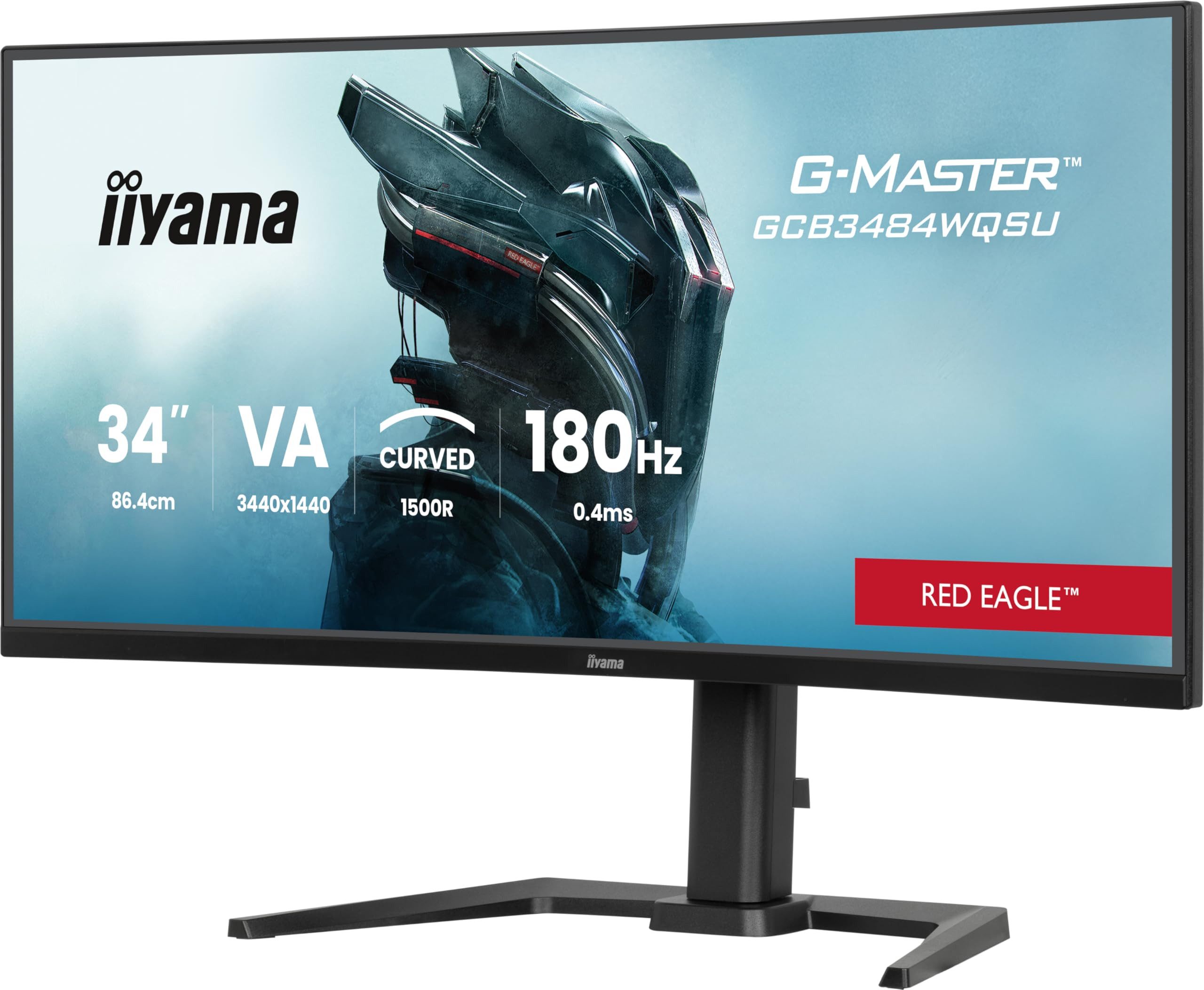 Iiyama GCB3484WQSU-B1 LCD-Monitor (Curved-Design, UWQHD, 180Hz, 0,4ms, VA-Panel)