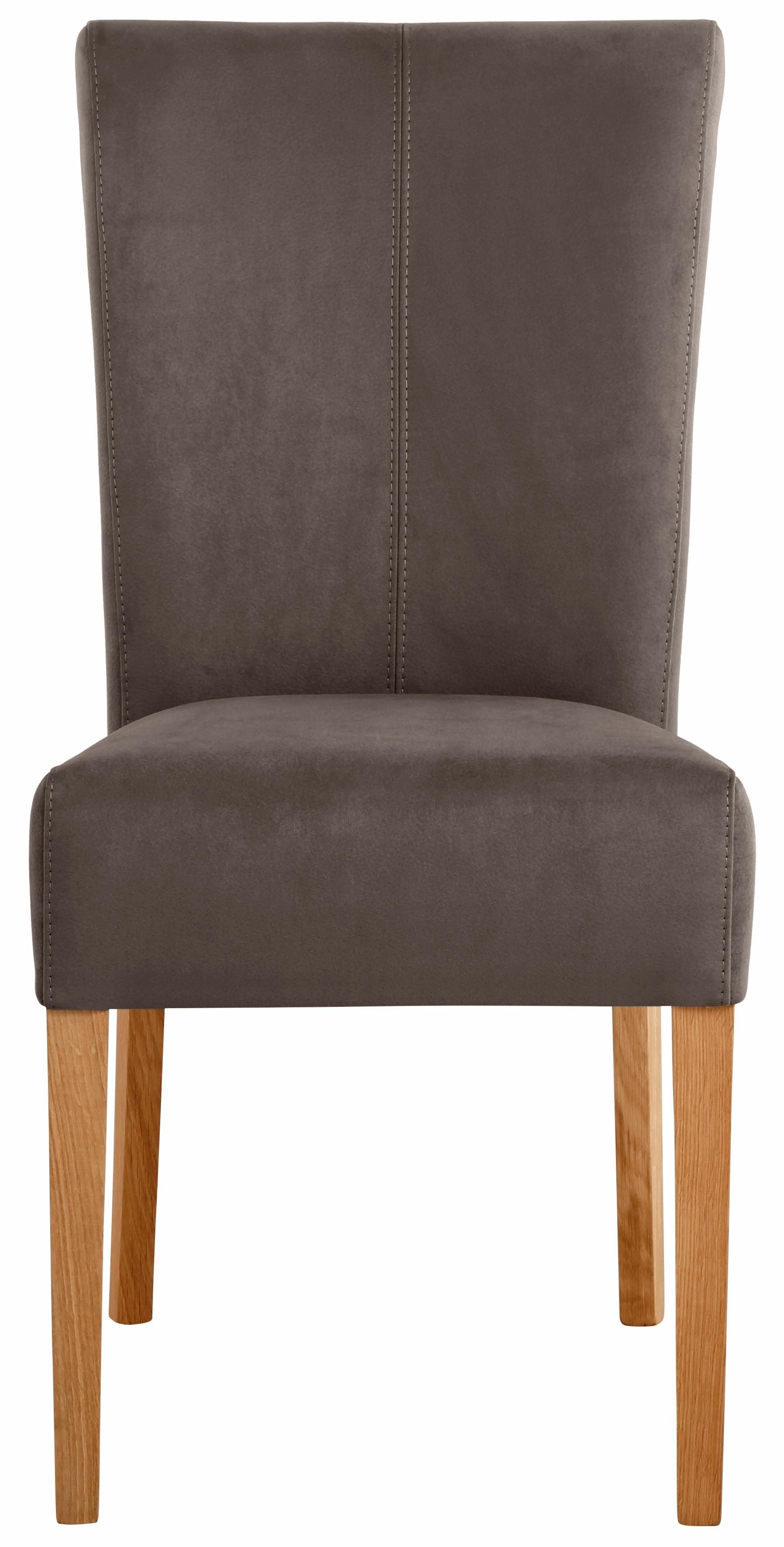 Home affaire Esszimmerstuhl Queen Polsterstuhl BESTSELLER (Set, 2 St), verschiedene Bezüge, Gestell Massivholz. Reduzierter Preis € 297,71. Unverbindliche Preisempfehlung € 443,10, (€ 148,86 pro 1 Stk)