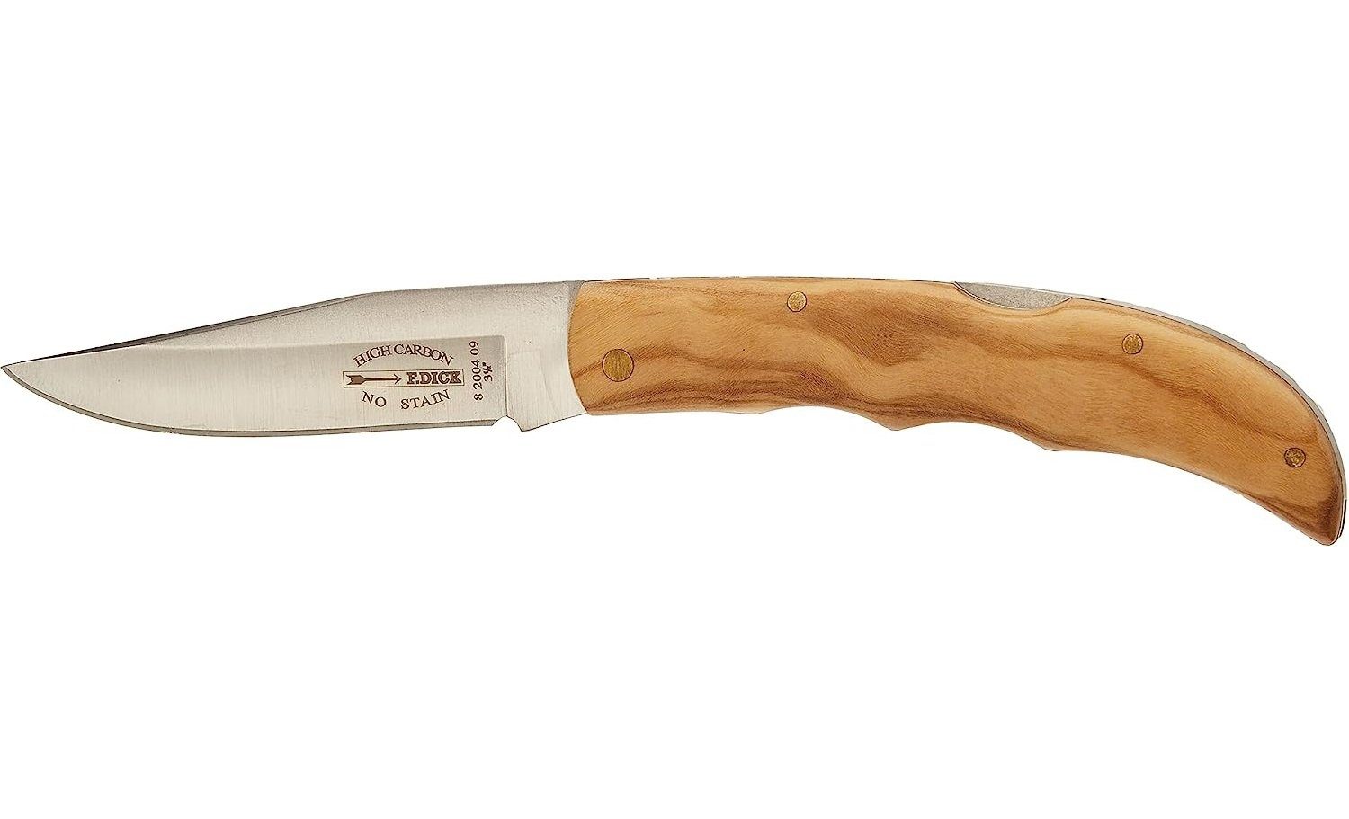 F. DICK Taschenmesser Dick Taschenmesser Olivenholzgriff Klappmesser KlingenlŠnge 90 mm
