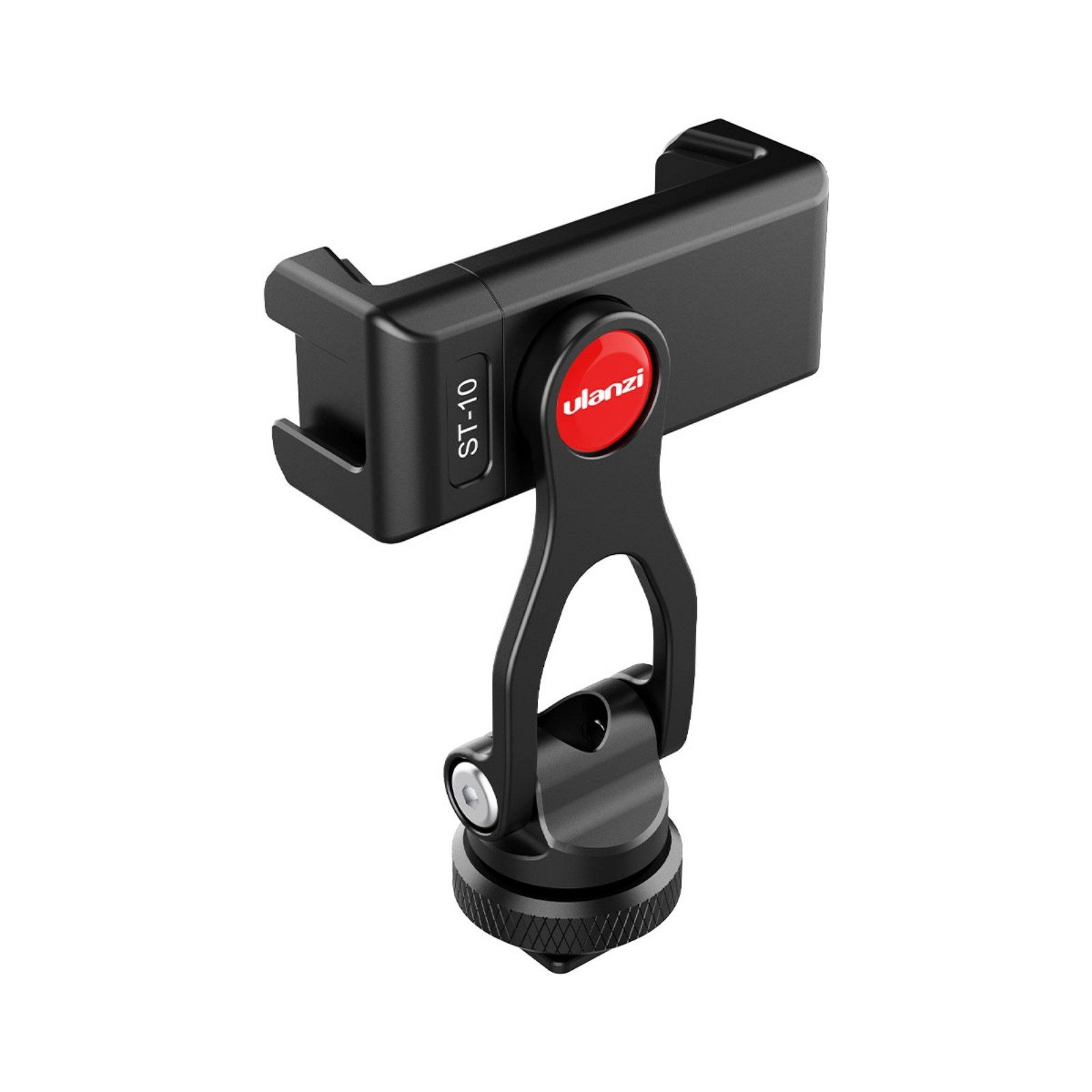 ULANZI Handy-Halterung ST-10 Verstellbarer Metall-Telefonhalter DSLR-Monitoradapter Kaltschuh