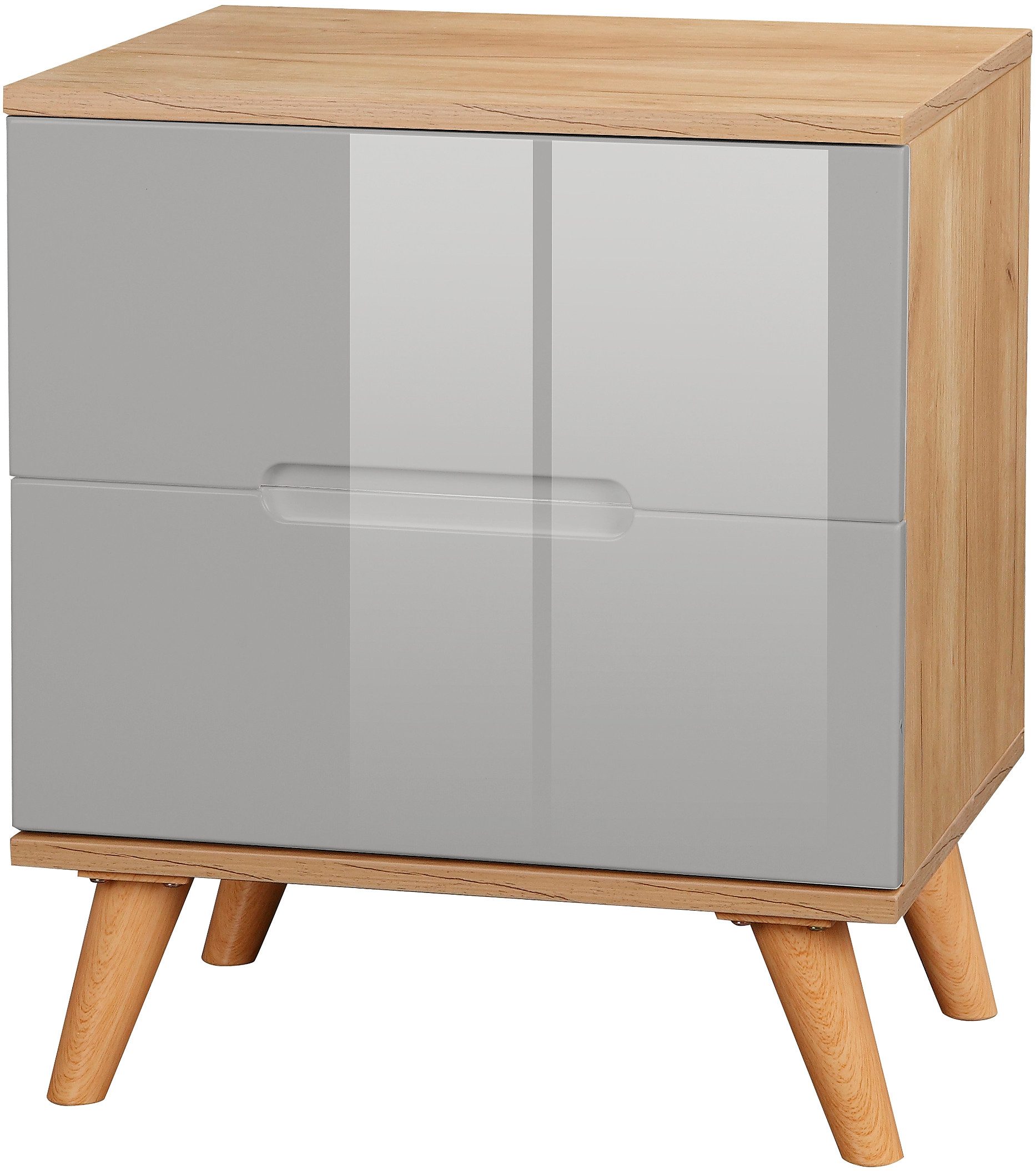 OTTO home Nachtschrank Lund Nachttisch Beistellschrank Kommode mit Hochglan günstig online kaufen