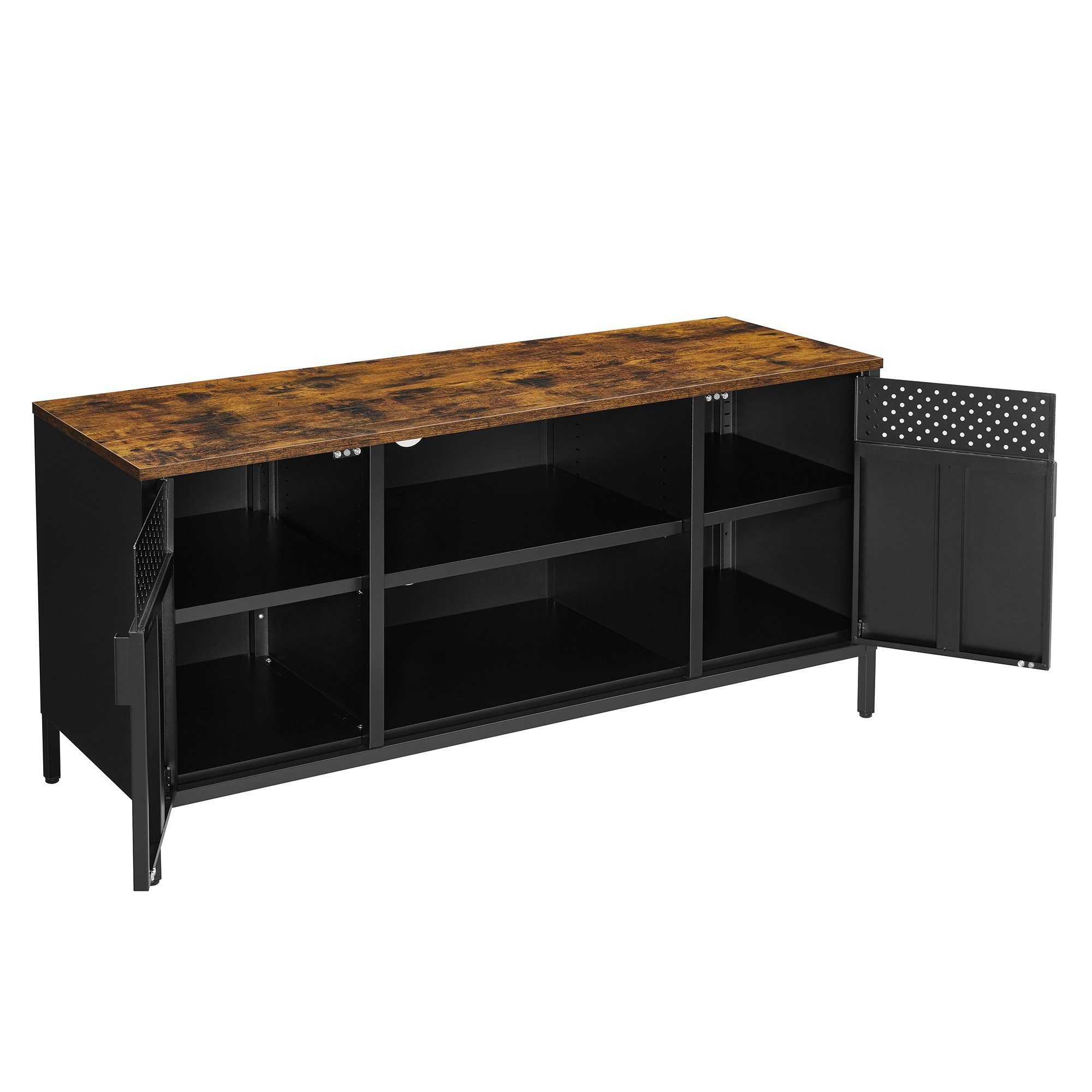 SONGMICS Lowboard Fernsehtisch, mit 3 Einlegeböden, Lange 120cm, Wohnzimmer günstig online kaufen