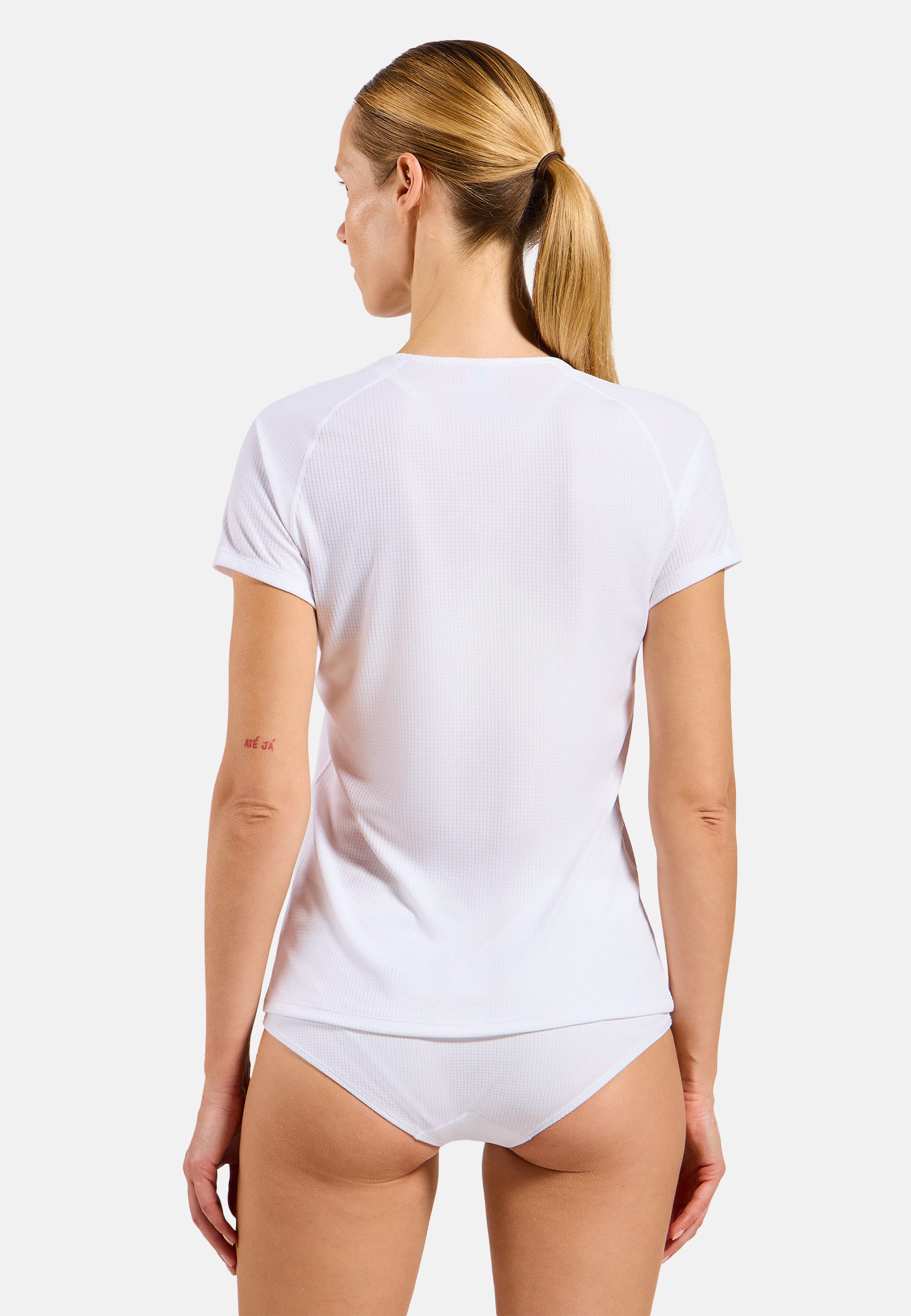Odlo Funktionsshirt BL TOP crew neck s/s-ACTIVE LIGHT mit Rundhalsausschnitt, Kurzarm-Design, schnell trocknend