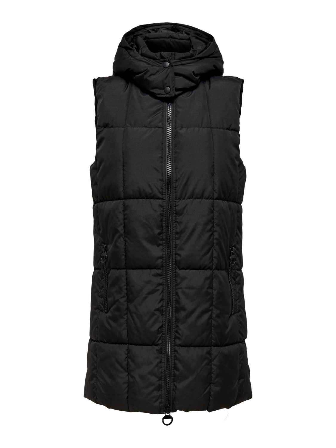 JACQUELINE de YONG Steppweste Langes Design Steppweste Wattiertes Coat Ohne Ärmel mit Kapuze JDYDAISY LONG PADDED WAISTCOAT OTW NEW