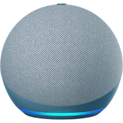 Amazon Echo Dot 4. Generation Smart Amazon Alexa Stoff Speaker Blaugrau blau grau Bluetooth-Lautsprecher