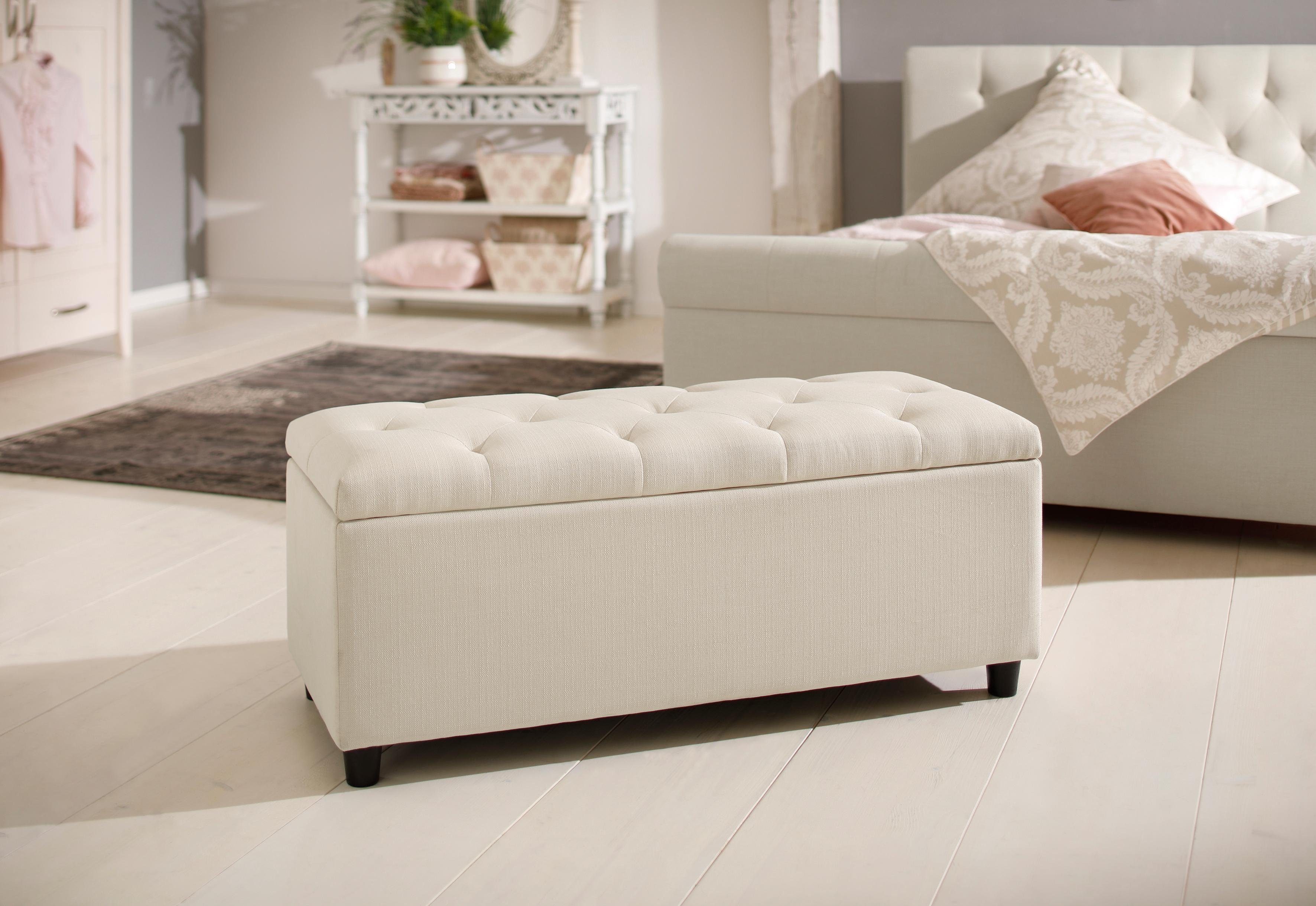 Home affaire Polsterbank Goronna, in 5 Farben, Sitzhöhe 41,5 cm, auch als G günstig online kaufen