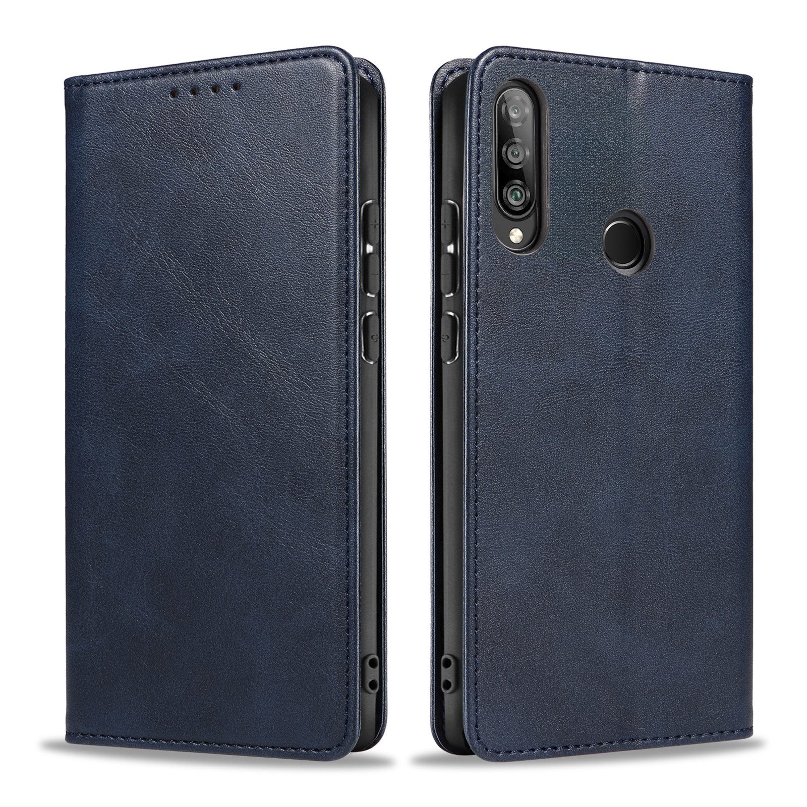 Tec-Expert Handyhülle Tasche Hülle für Huawei P30 Lite 6.15 Zoll, 6.15 ", Cover Klapphülle Case mit Kartenfach Fliphülle aufstellbar