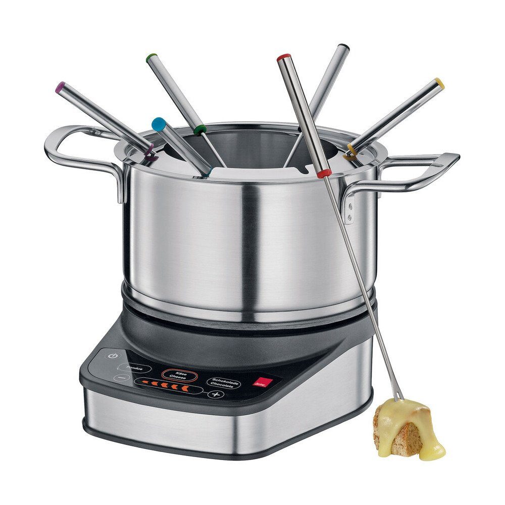 Spring Fondue Fonduegarnitur 18 cm Professional silber, 1,4l, Edelstahl, Induktion, alle Herdarten