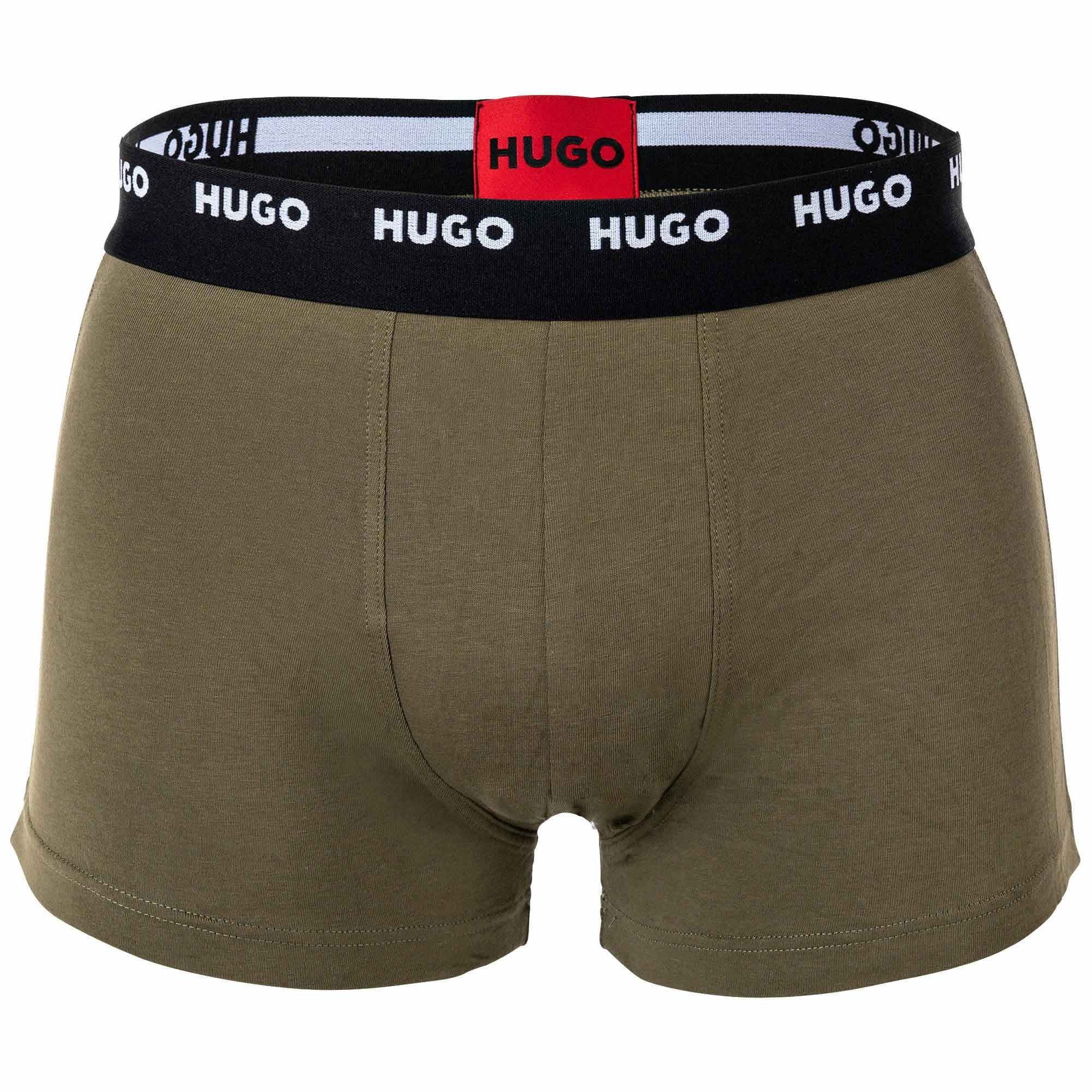 Boxer Pack 5er Boxer Shorts, Herren Trunks Schwarz/Rot/Grün/Blau Pack Five HUGO -