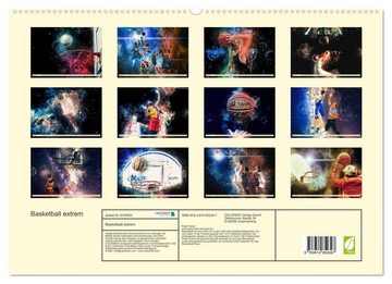 CALVENDO Wandkalender Basketball extrem (Premium, hochwertiger DIN A2 Wandkalender 2023, Kunstdruck in Hochglanz)