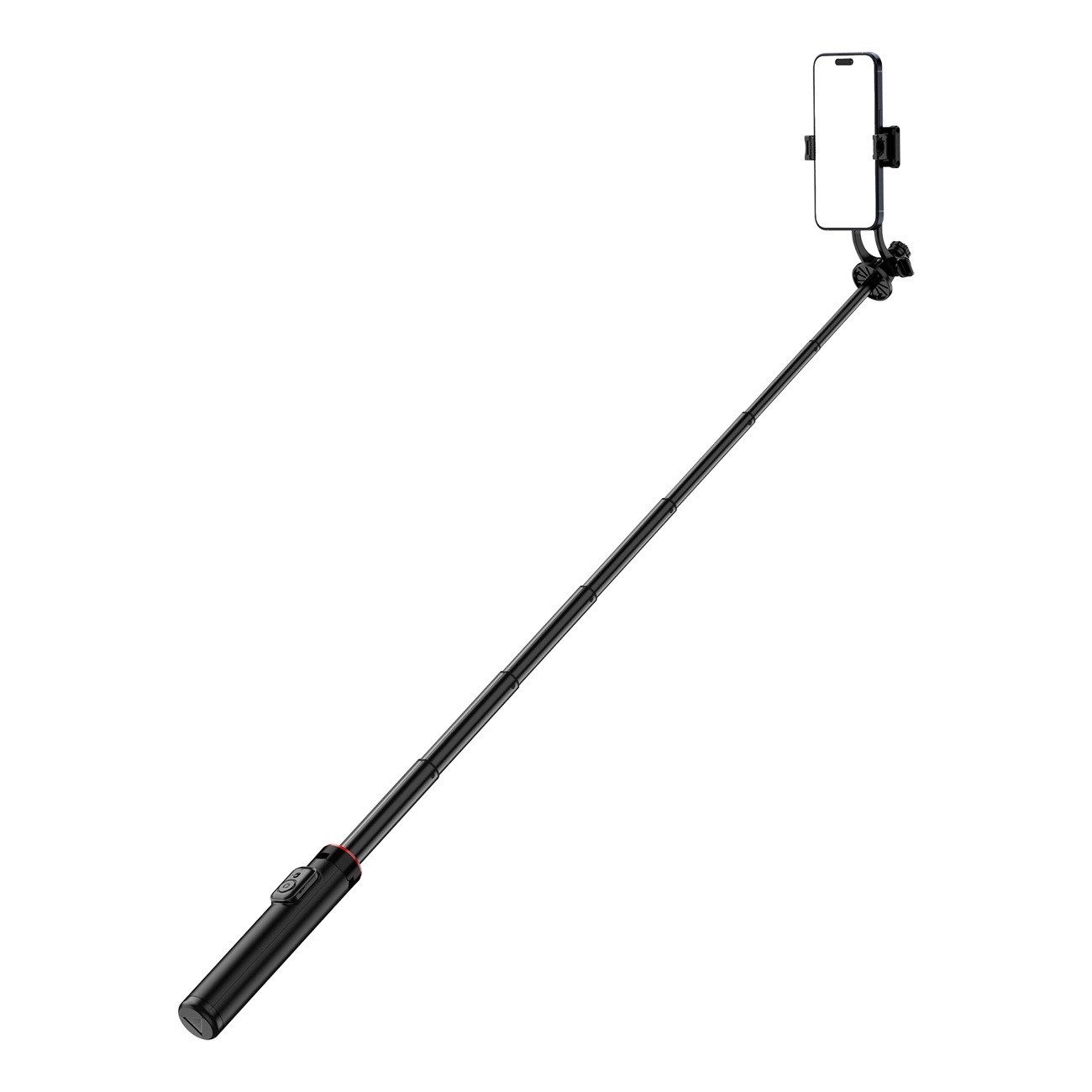 Selfie-Stick Teleskopstativ 1,3 m aus Aluminiumlegierung mit Telefonhalter mit BT