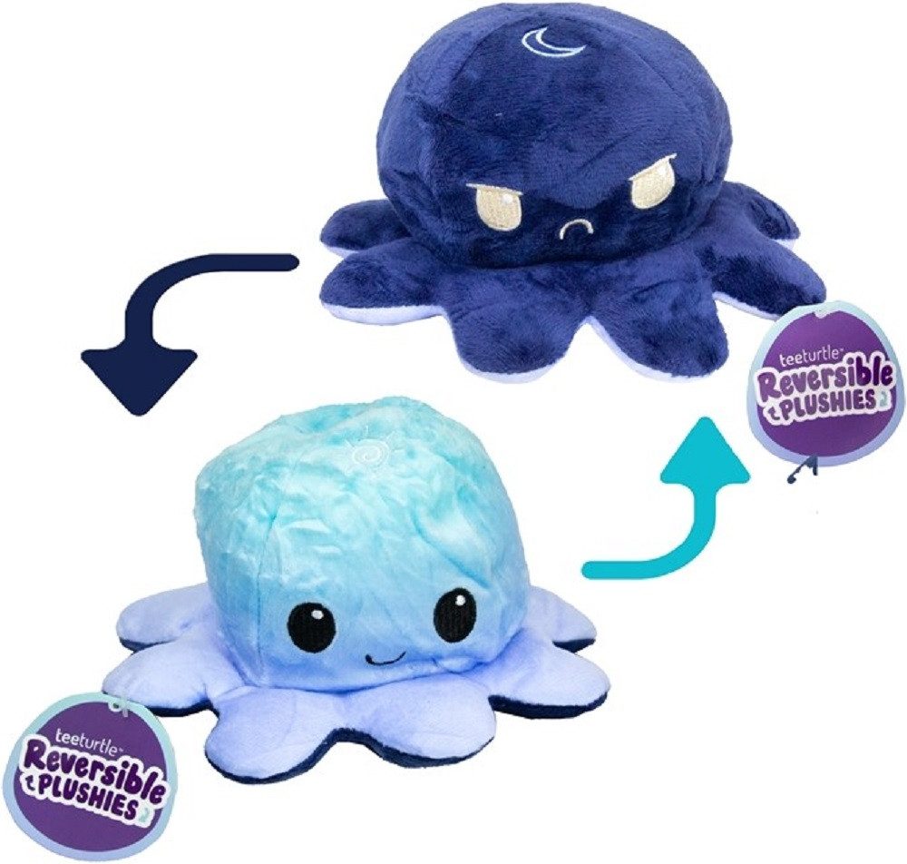 soma Kuscheltier Oktopus Reversible Rainbow Kuscheltier Wende Plüschtier Octopus groß 2 (1-St), Super weicher Plüsch Stofftier Kuscheltier für Kinder zum spielen
