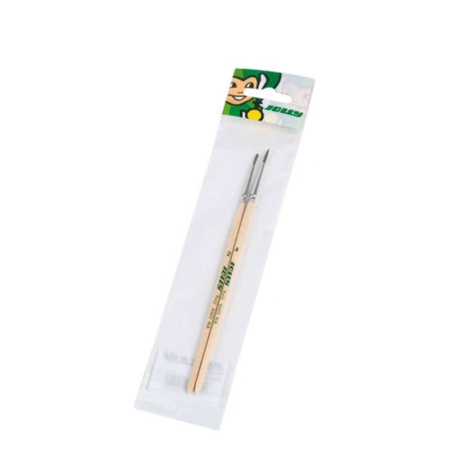 JOLLY Ersatzscherkopf JOLLY, Haarpinsel, Nr. 2 + 4, Natur, 2 Stück, 9420