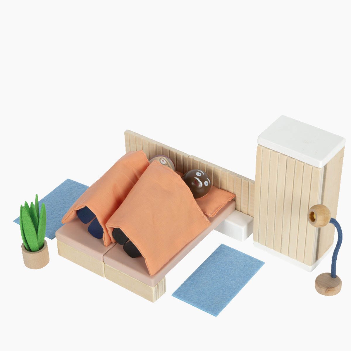 Small Foot Puppenhausmöbel Puppenhausmöbel Schlafzimmer (set-packung, 12tlg., packung), Inklusive Zubehör