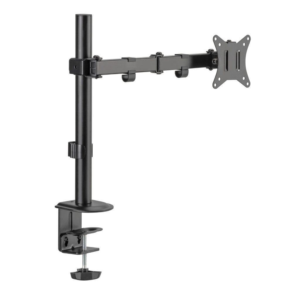 Ranqer Monitor-Halterung Monitor Arm bis 32 Zoll, (Single - 45° Neigung - 360° Drehung - Schwarz)