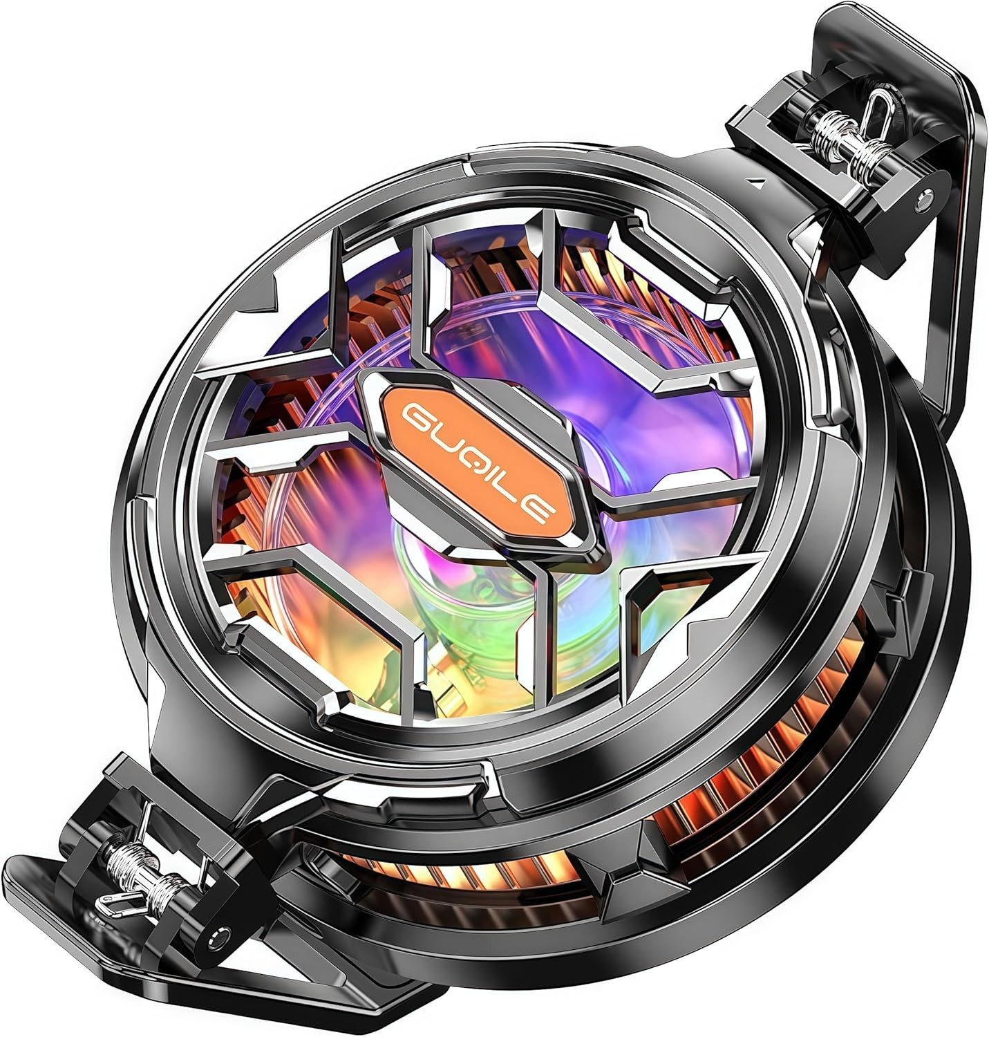 AURIVION Heizkörper Heizkörper Magnetischer und Rotierbarer Kühler für Phone, RGB Beleuchtung Heizkörper