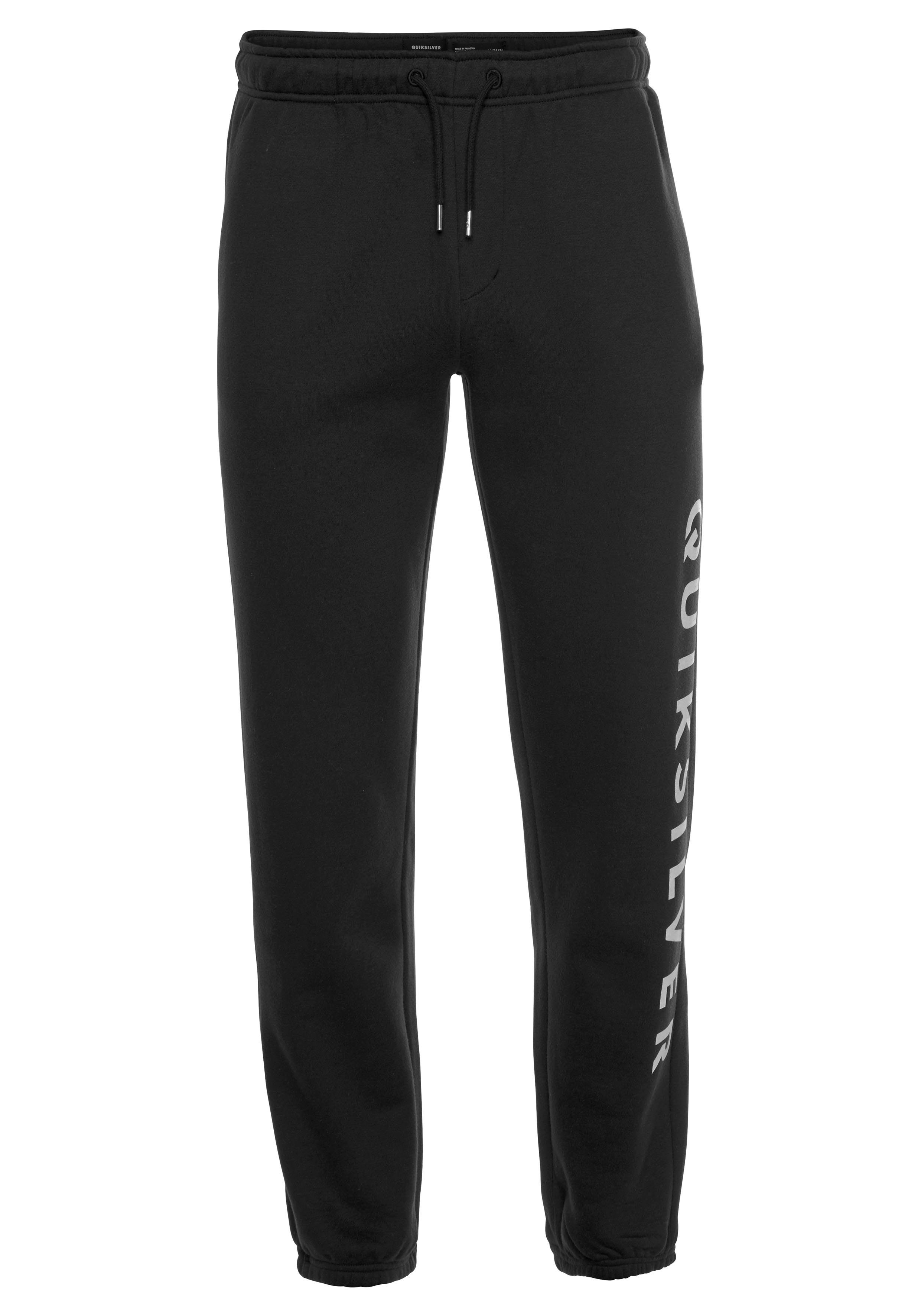 Herren Sweathose Logodruck Quiksilver Jogginghose großem mit