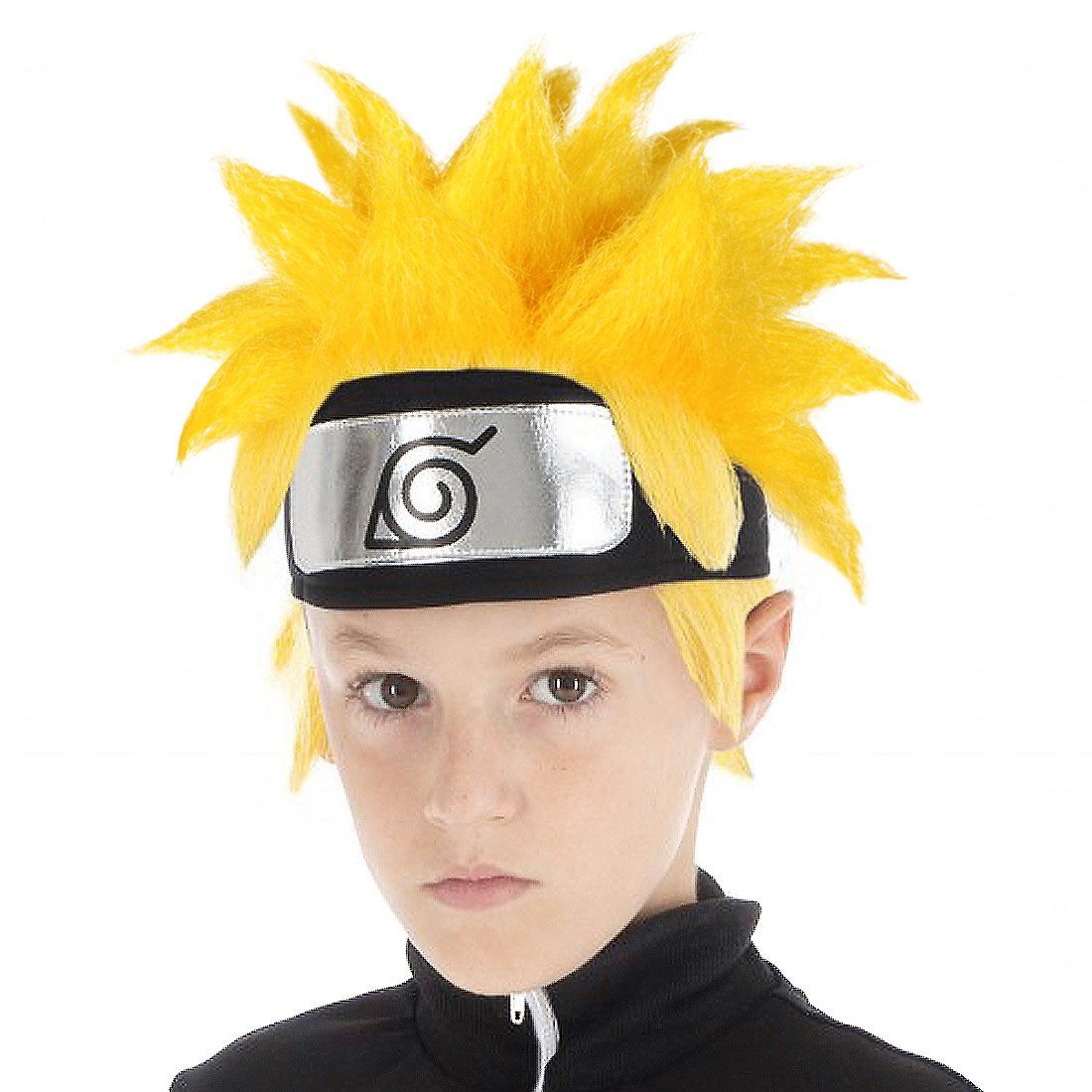 GalaxyCat Kostüm-Perücke Naruto Shippuden Kinder Perücke von Naruto  Uzumaki, für Kinder Kostüm, Kinder Perücke von Naruto Uzumaki